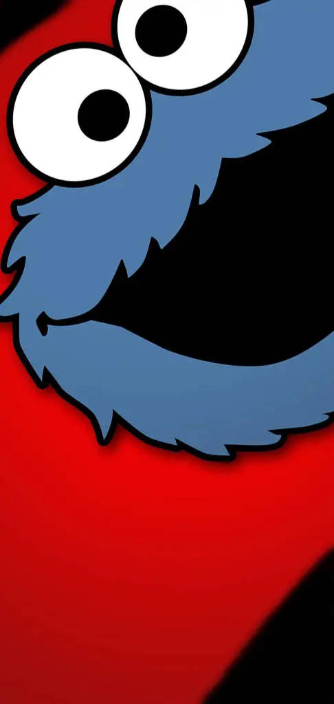 Cookie Monster Shimo la Kufyatulia Ngumi Picha ya Ukuta
