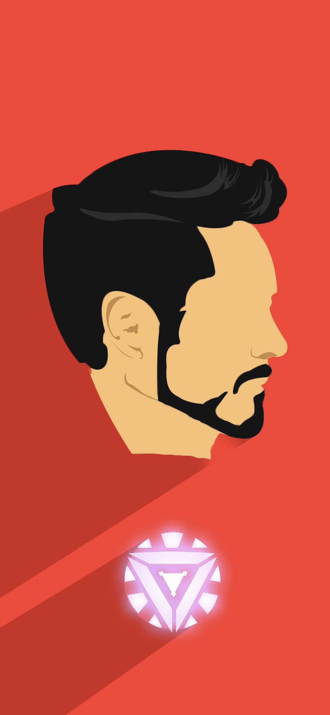 Cool Iron Man iPhone Fan Poster Picha ya Ukuta