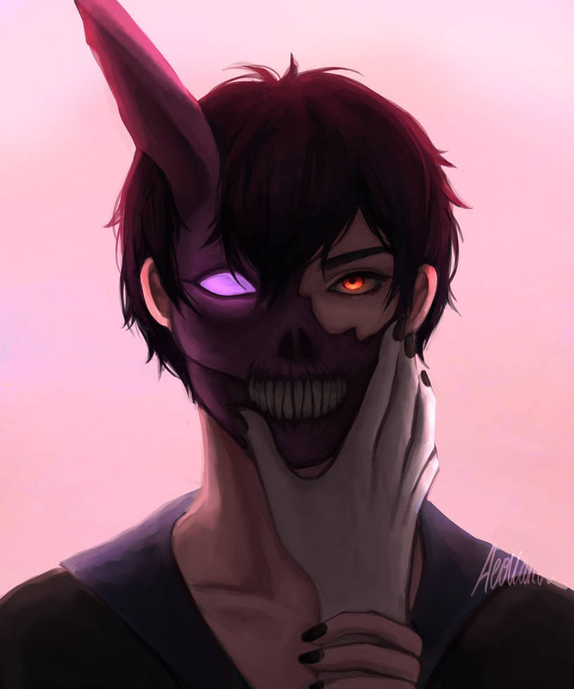 Corpse Husband With Mask On Picha ya Ukuta
