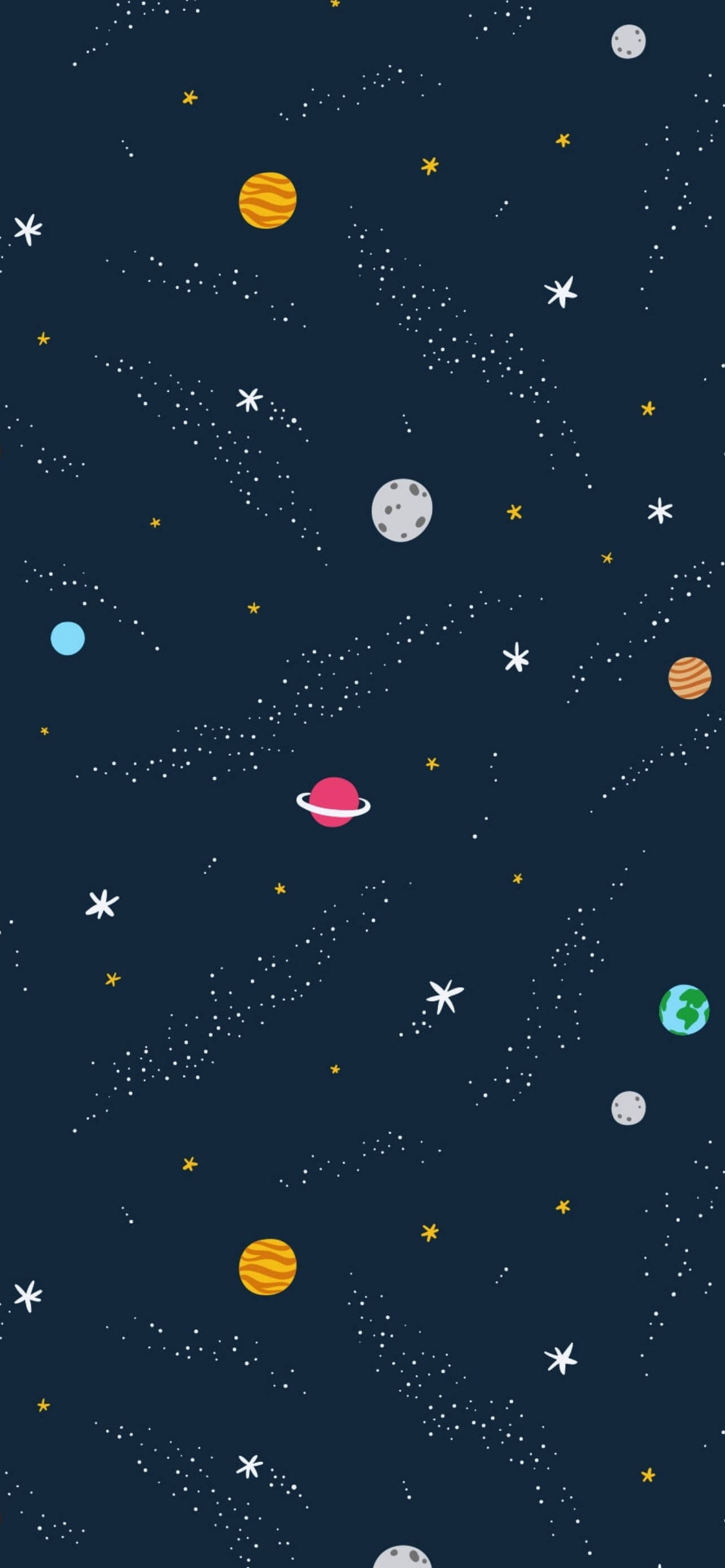 Cosmos Vector Art Picha ya Ukuta