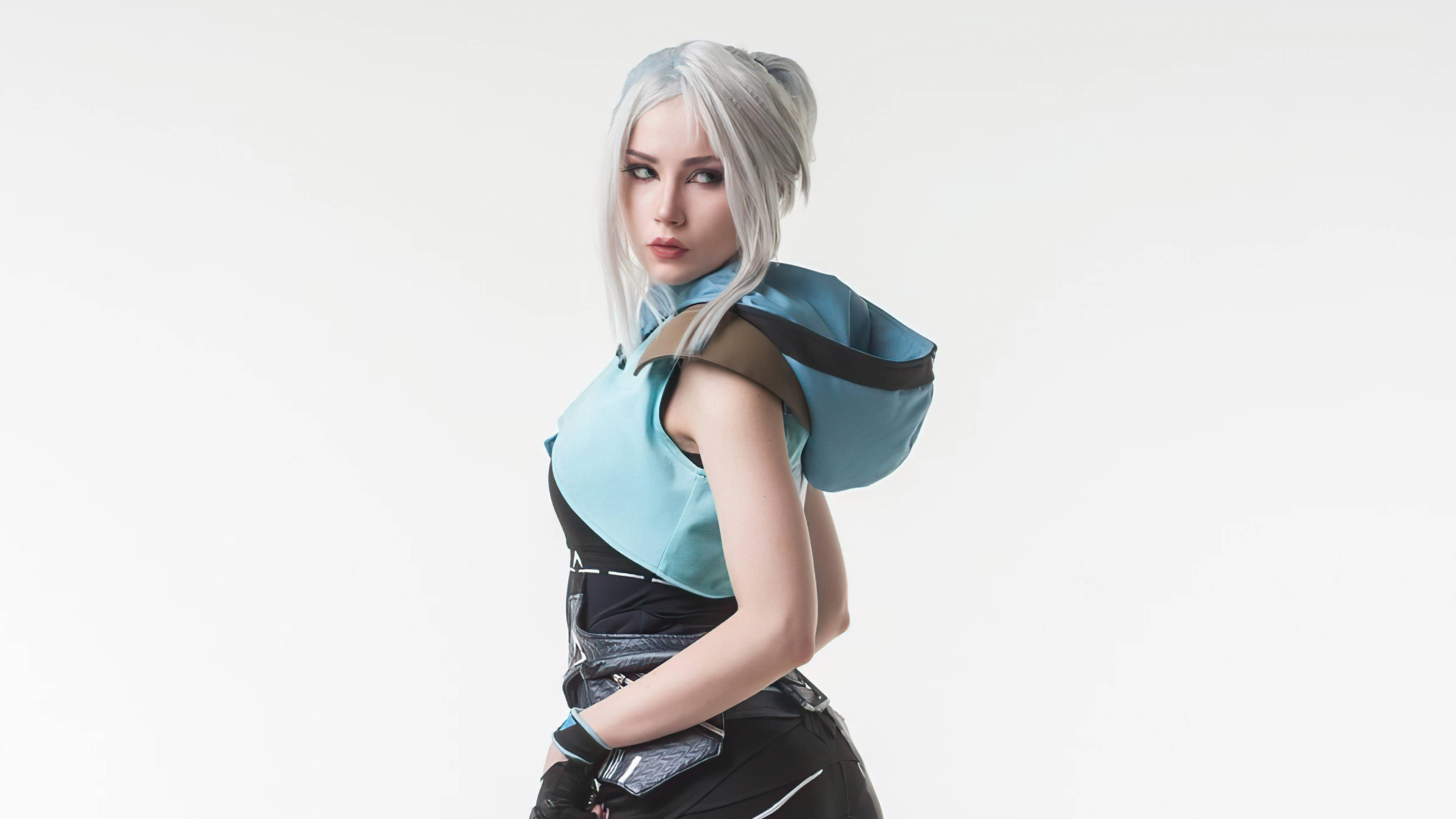 Cosplay ya Valorant Jett Picha ya Ukuta