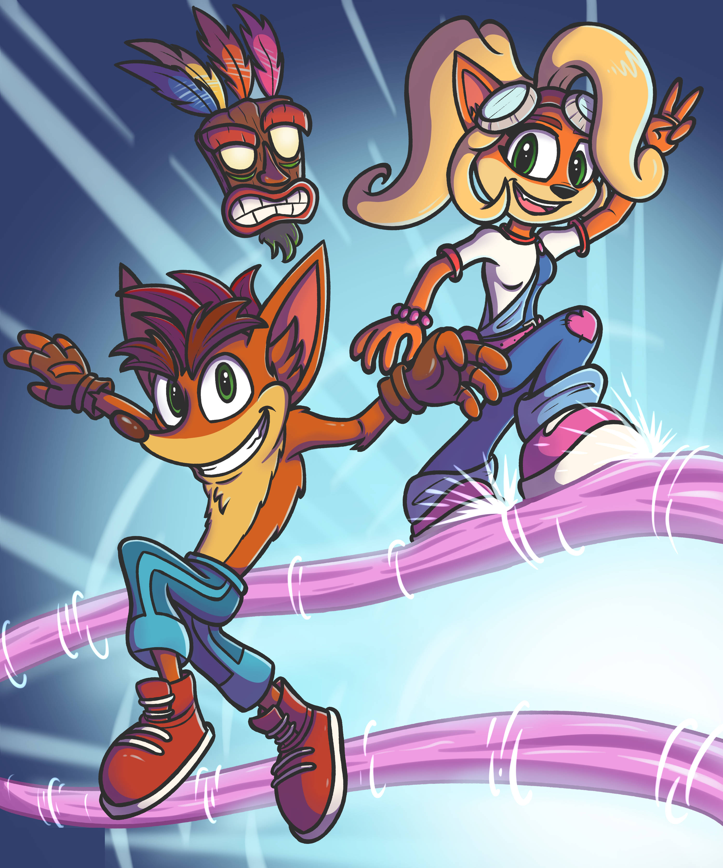 Crash Bandicoot 4 Picha ya Ukuta