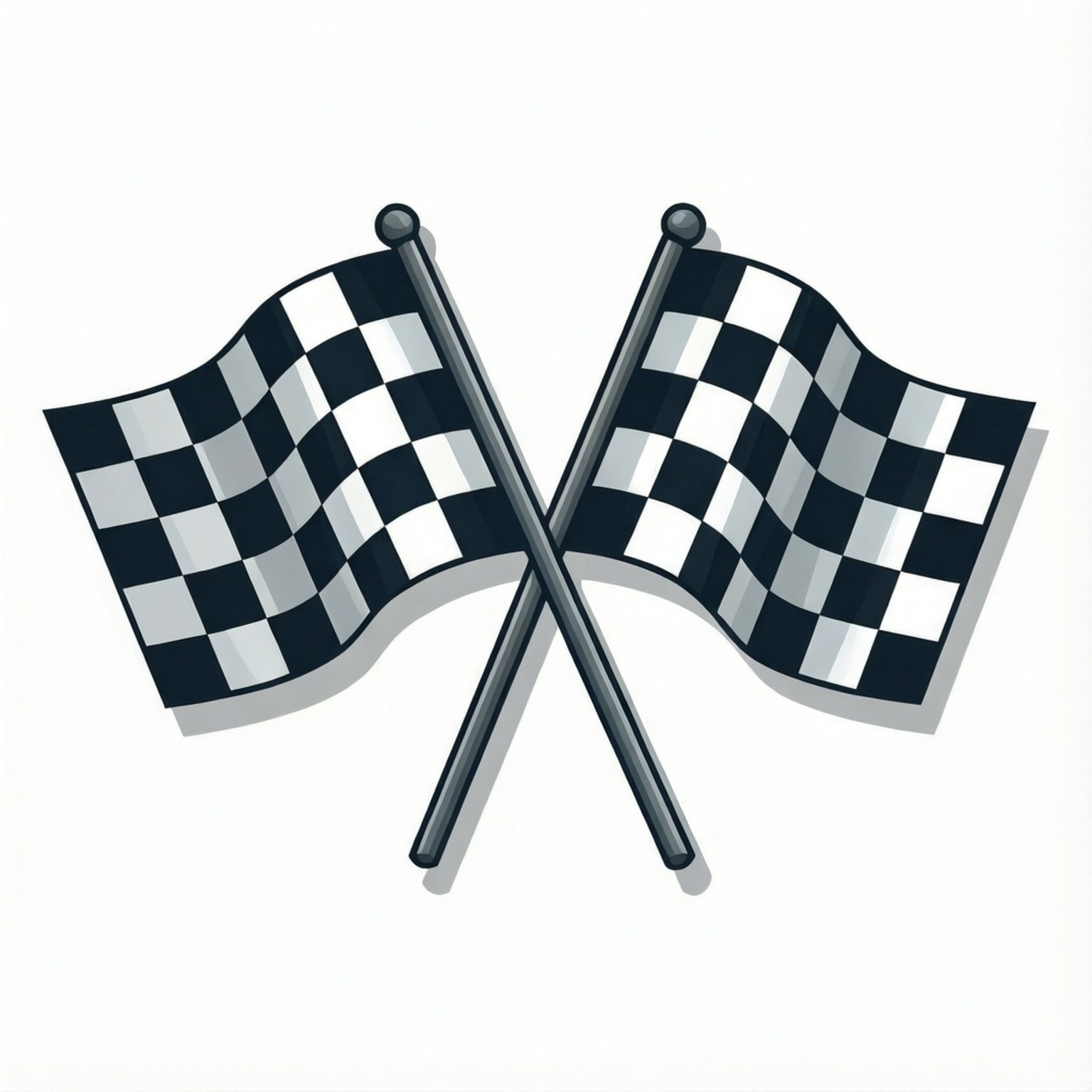 Crossed Flags Picha ya Ukuta
