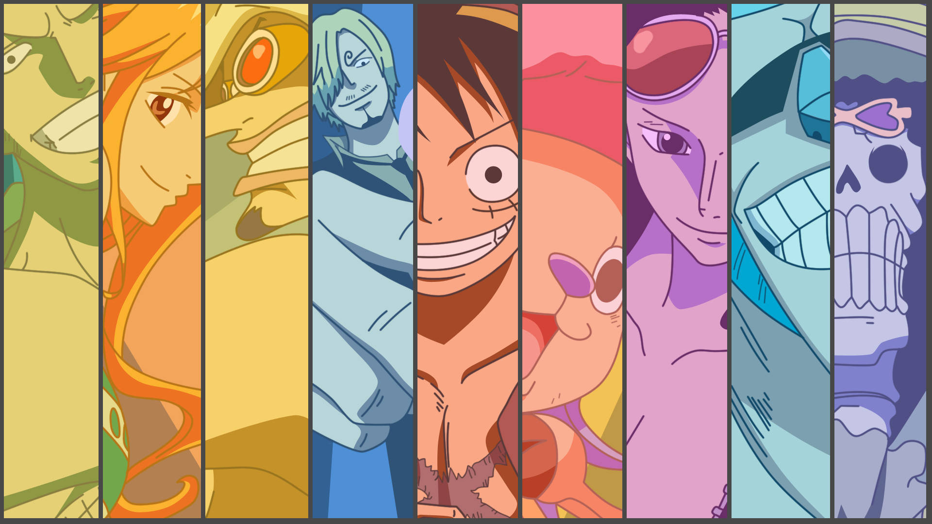 Daktari wa Vertical Collage One Piece Picha ya Ukuta