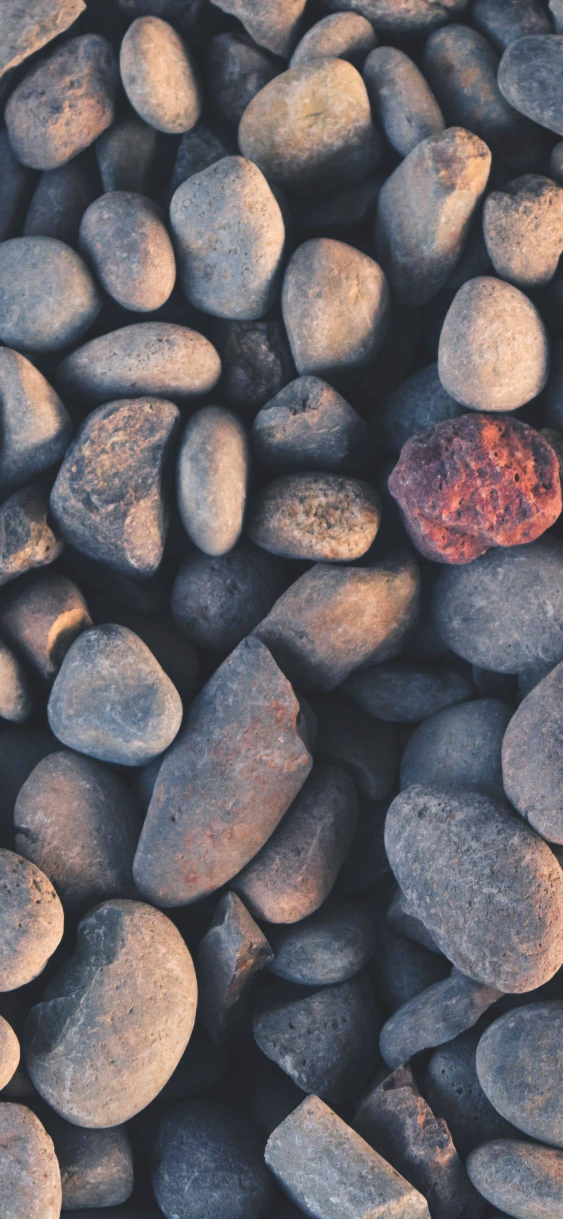 Dark Pebble Aesthetic iPhone Xr Picha ya Ukuta