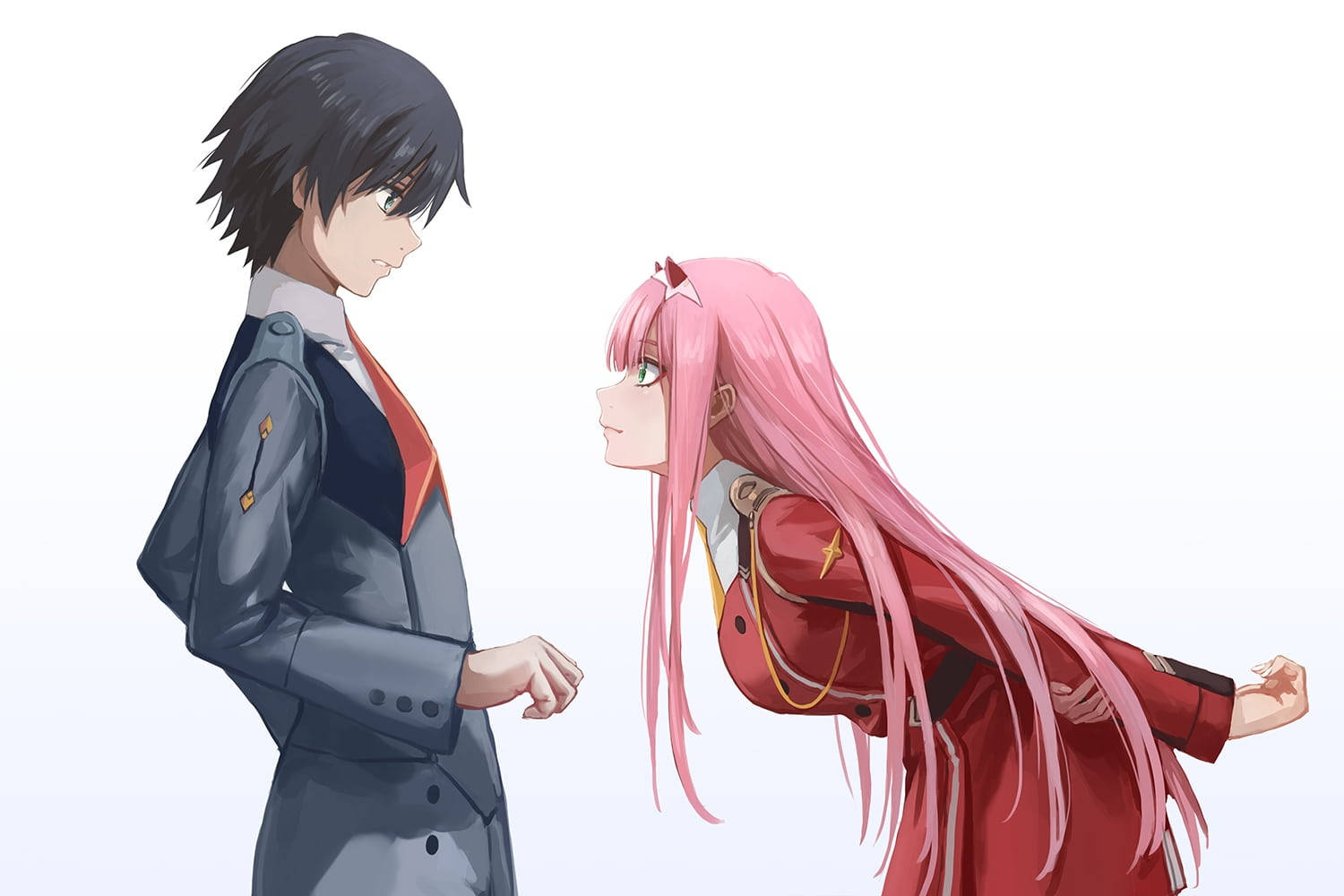 Darling In The Franxx Wanandoa Wazuri wa Anime Picha ya Ukuta