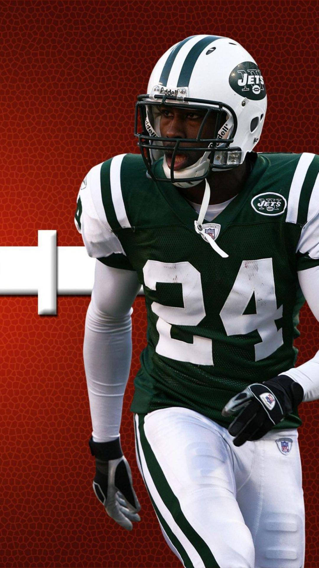 Darrelle Shavar Revis wa New York Jets Picha ya Ukuta