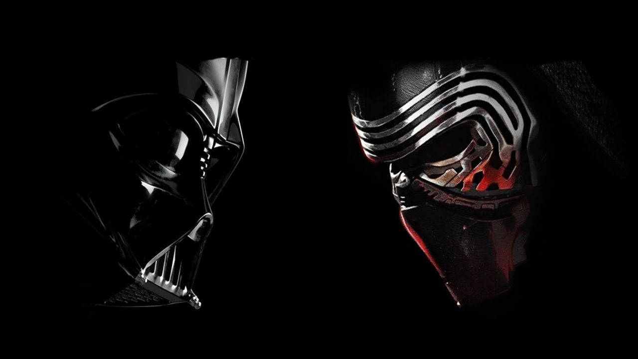 Darth Vader anainuka kwa nguvu ya Darth Sidious Picha ya Ukuta