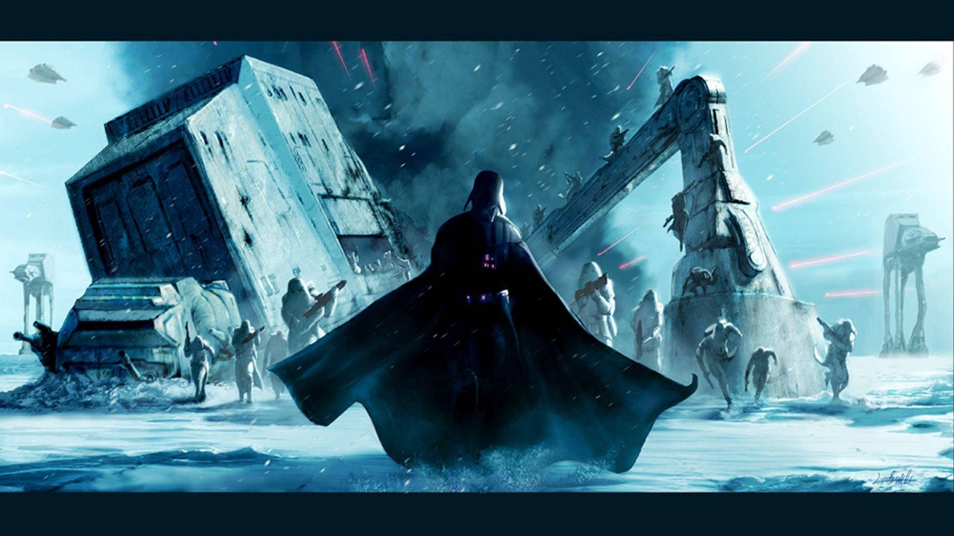 Darth Vader wa Dola la Galaksi Picha ya Ukuta