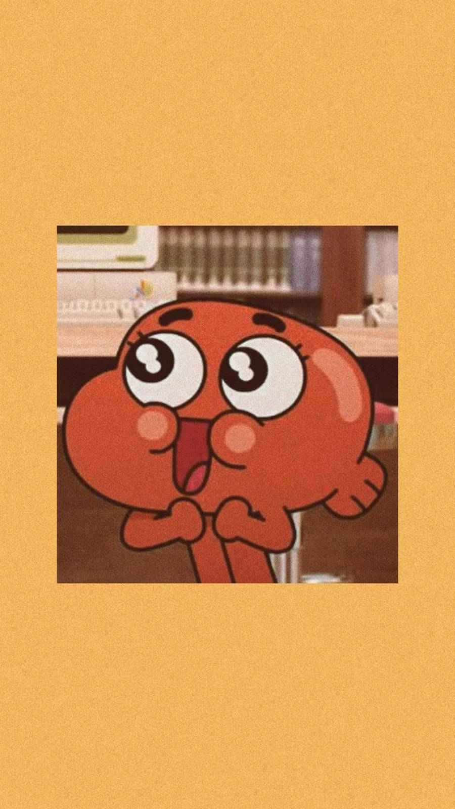 Darwin Watterson Mrembo wa Katuni Picha ya Ukuta