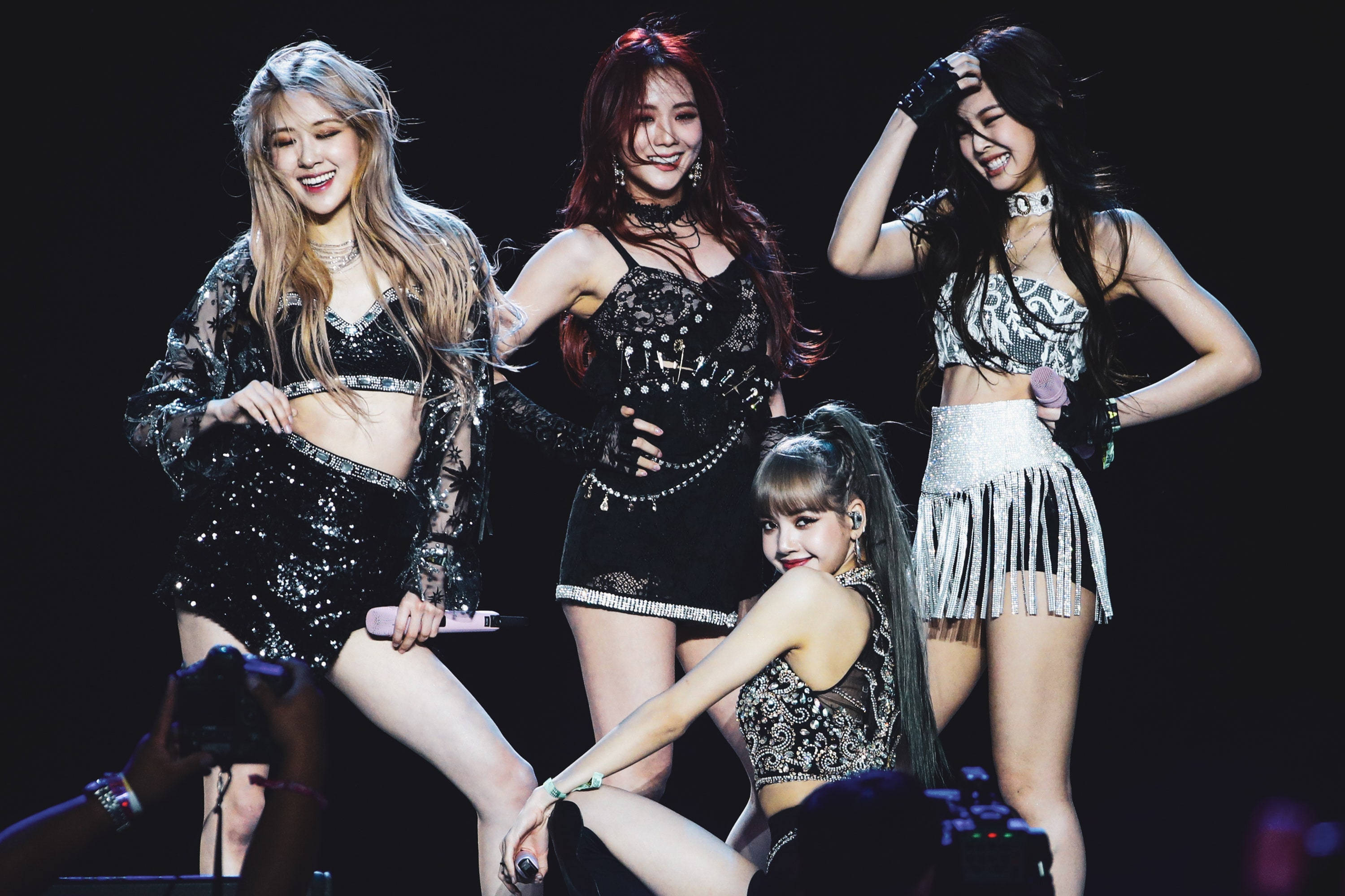 Dawati la Blackpink Jukwaani Picha ya Ukuta