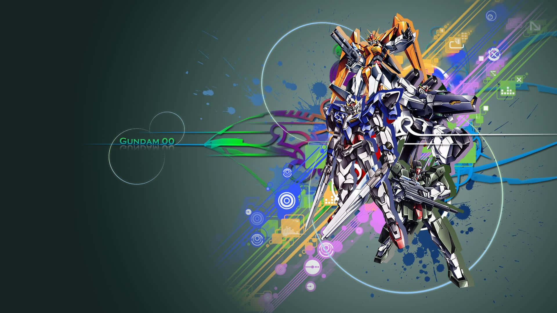 Dawati la Gundam Lenye Muundo Rahisi Picha ya Ukuta