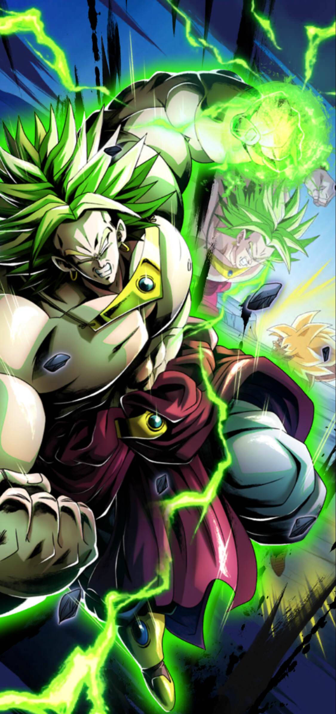 DBZ Broly SSJ Nguvu Kamili Picha ya Ukuta