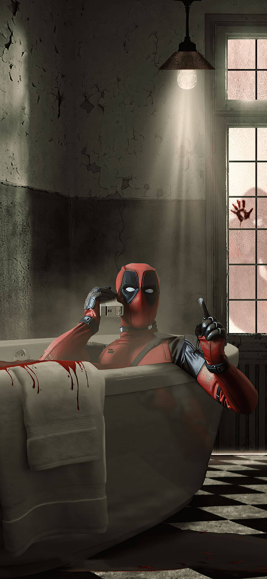 Dead Pool iPhone 11 Picha ya Ukuta