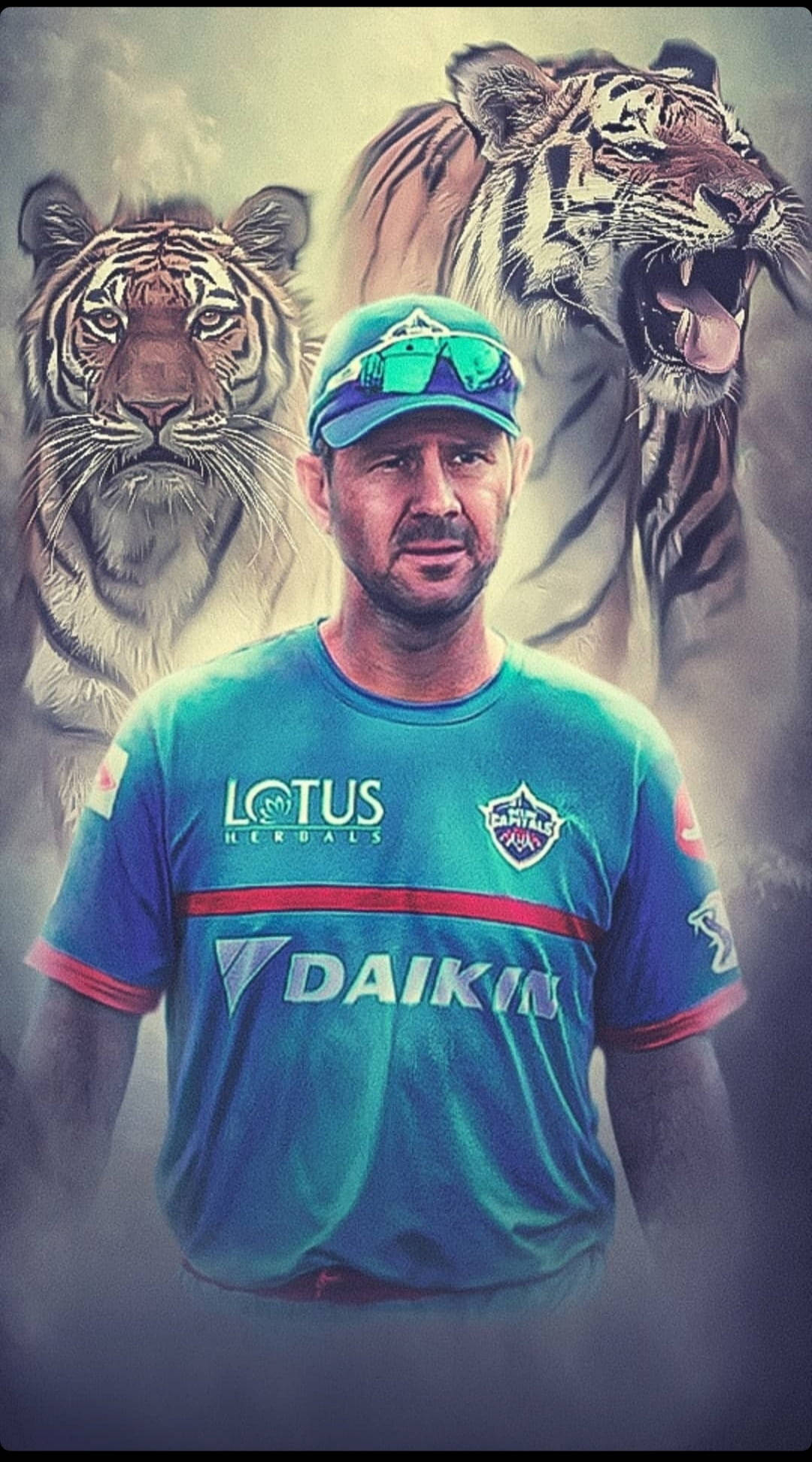 Delhi Capitals Ricky Ponting Picha ya Ukuta