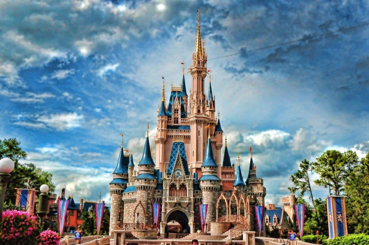 Desktop ya Anga ya Aesthetic Disney World Picha ya Ukuta