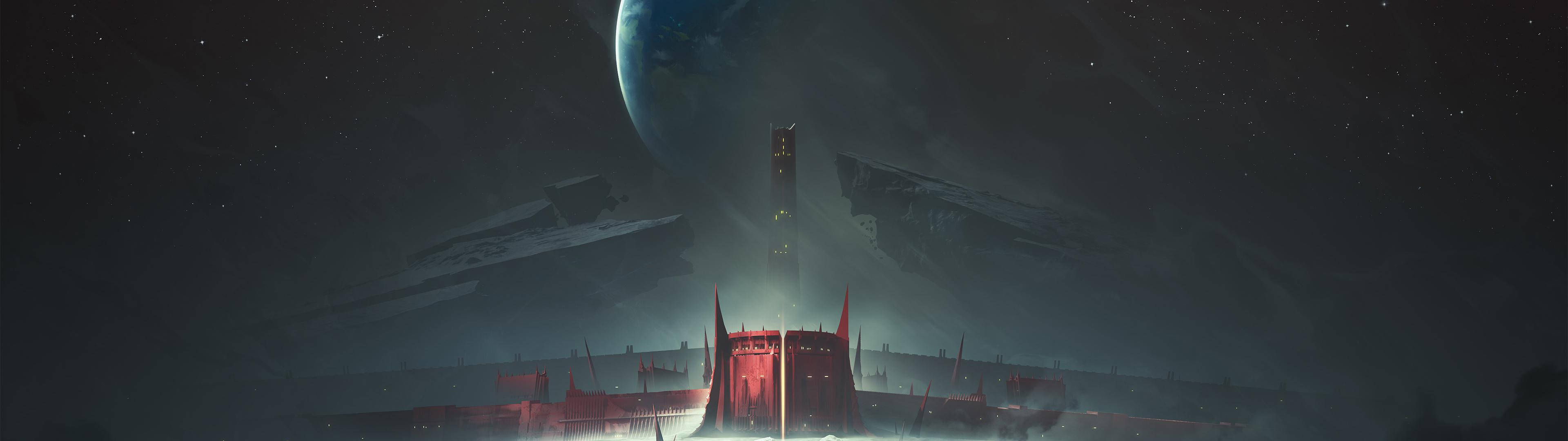 Destiny 2 Shadowkeep Banner Picha ya Ukuta