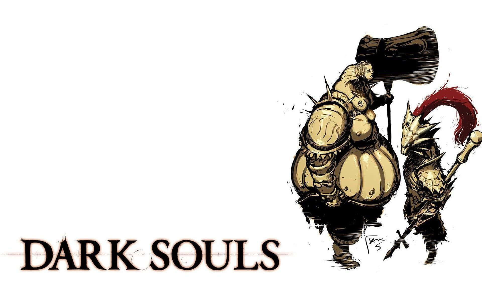 Dhibiti hatima yako katika ulimwengu wa kizushi wa Dark Souls Picha ya Ukuta