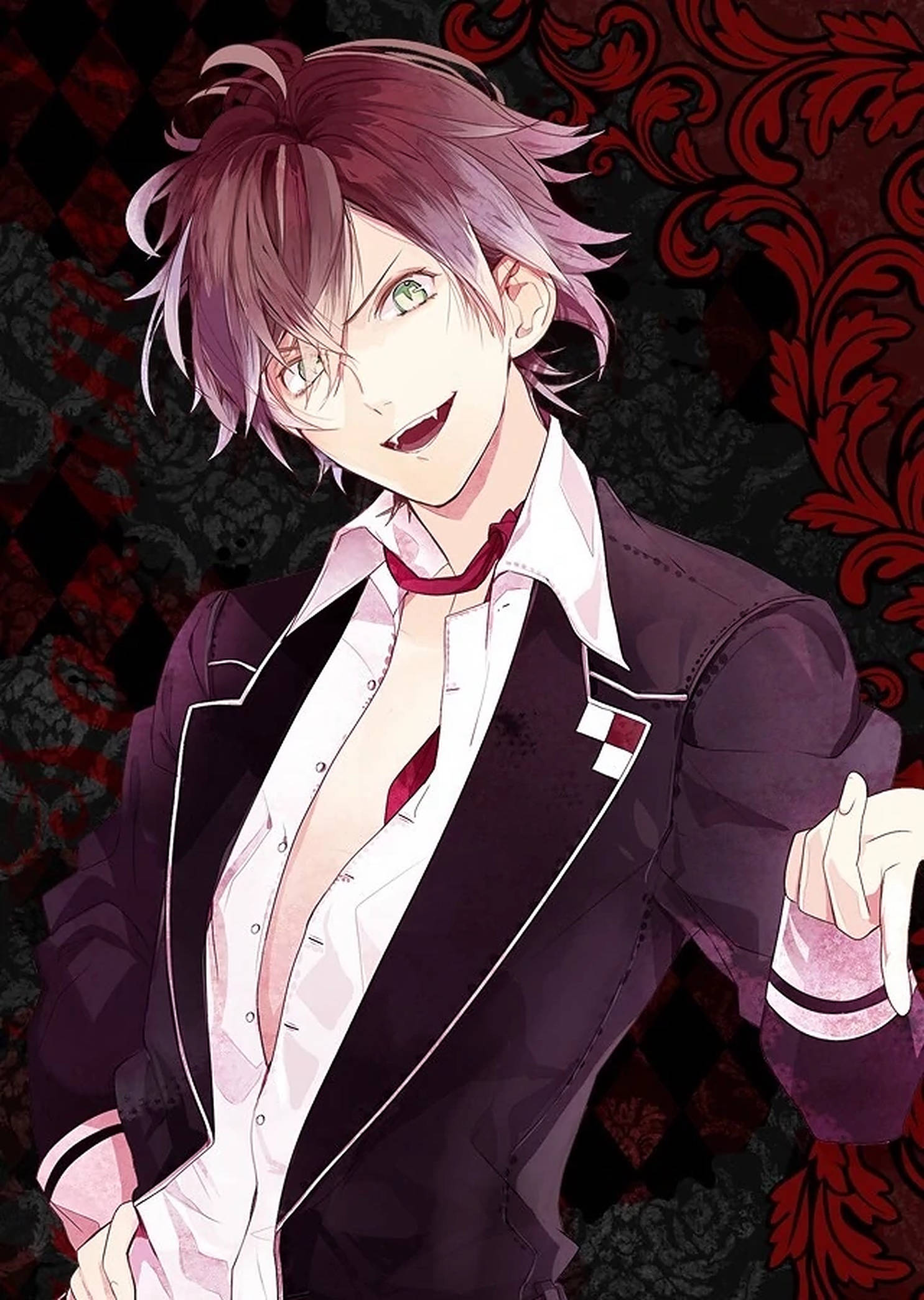Diabolik Lovers Ayato Red Poster Picha ya Ukuta