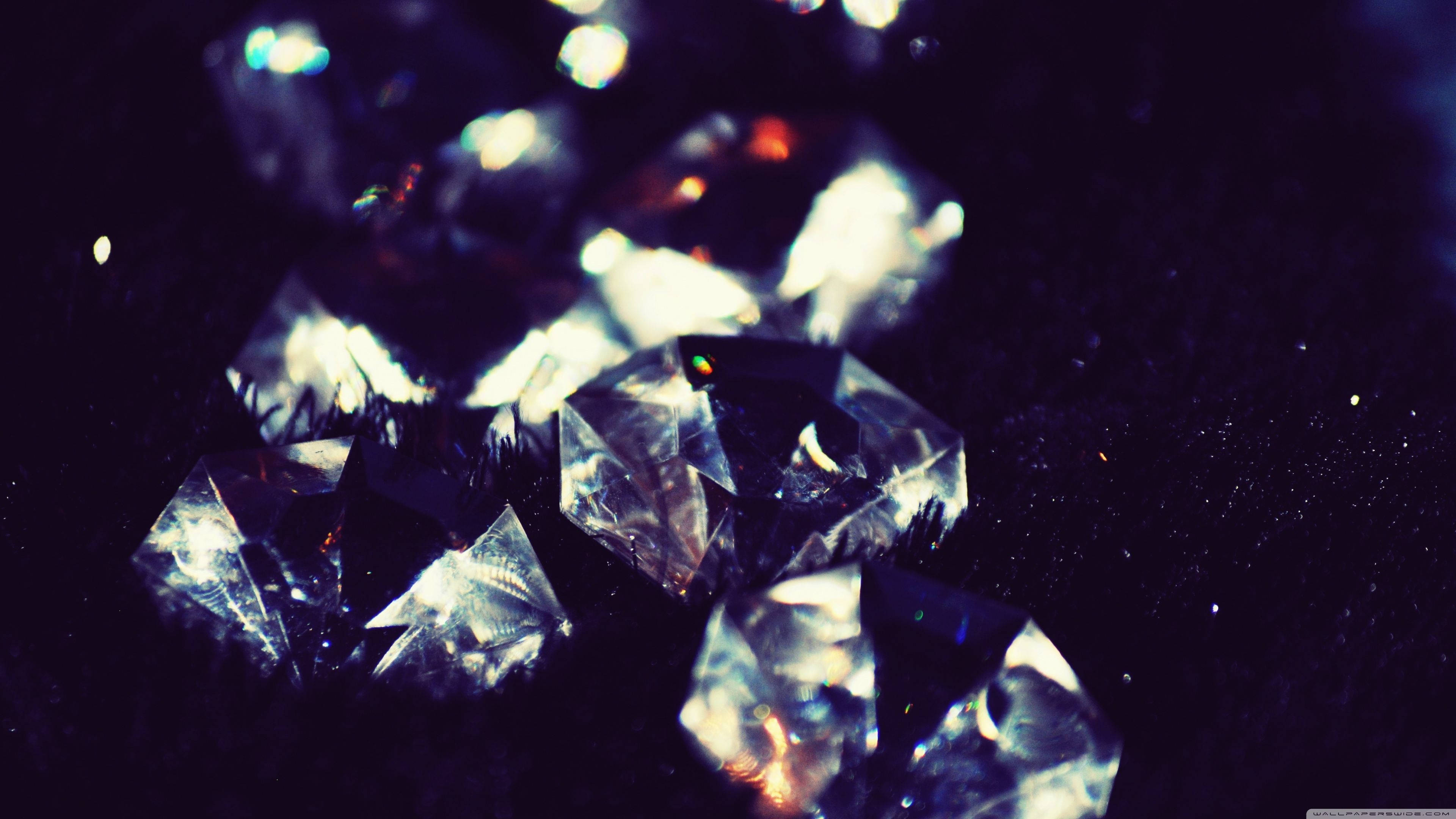 Diamonds Vintage Aesthetic Macro Picha ya Ukuta