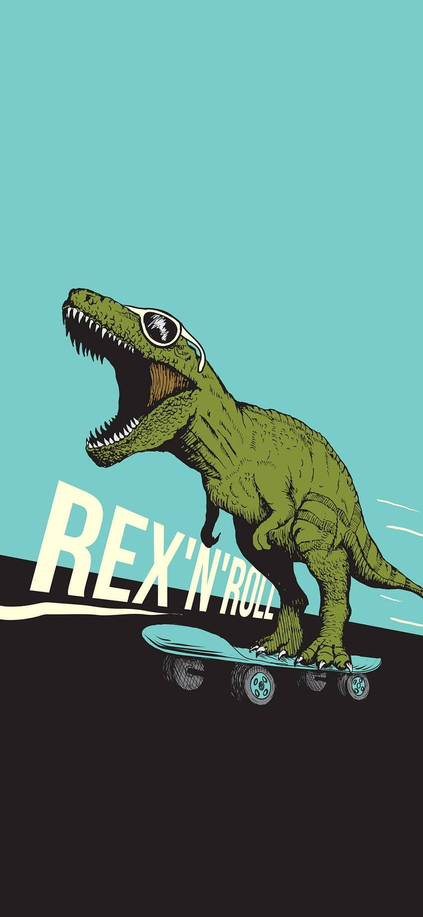 Dinosaur ya Kufurahisha Mwenye Kufurahisha Picha ya Ukuta