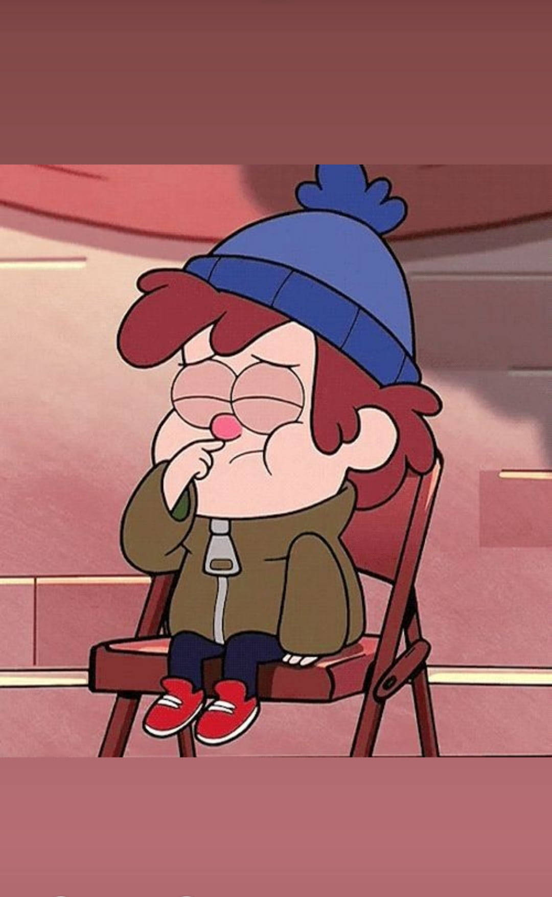 Dipper Pines Runny Rose Picha ya Ukuta
