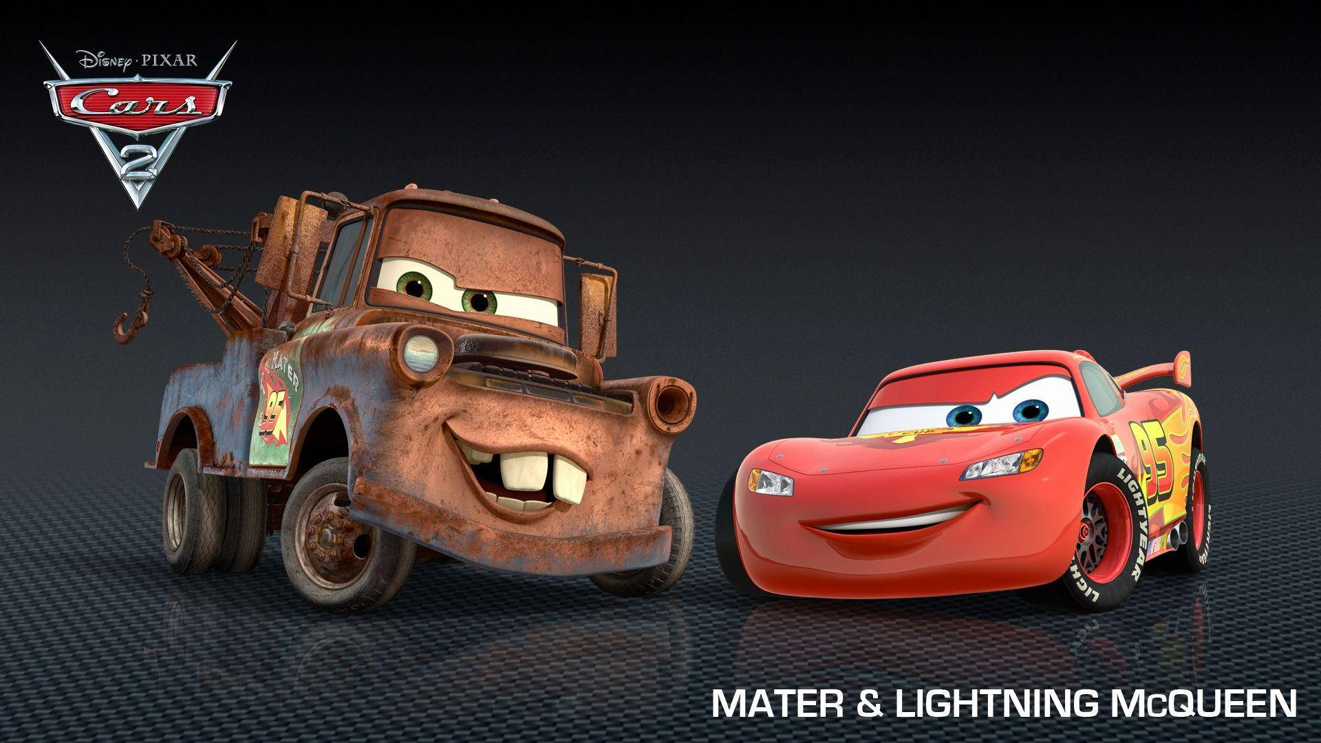 Disney 1920x1080 HD Cars Fahari ya McQueen na Mater Picha ya Ukuta