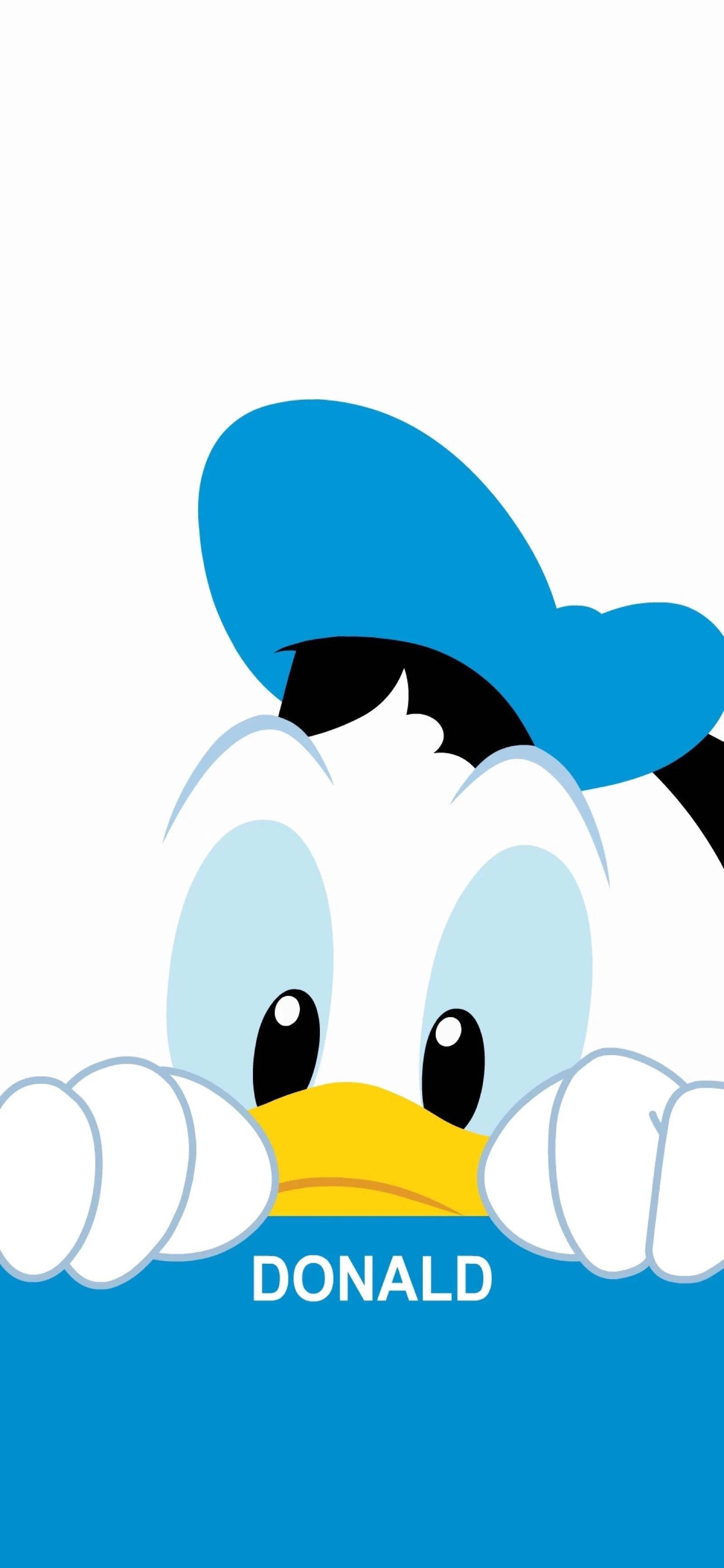 Donald Duck Top iPhone Picha ya Ukuta