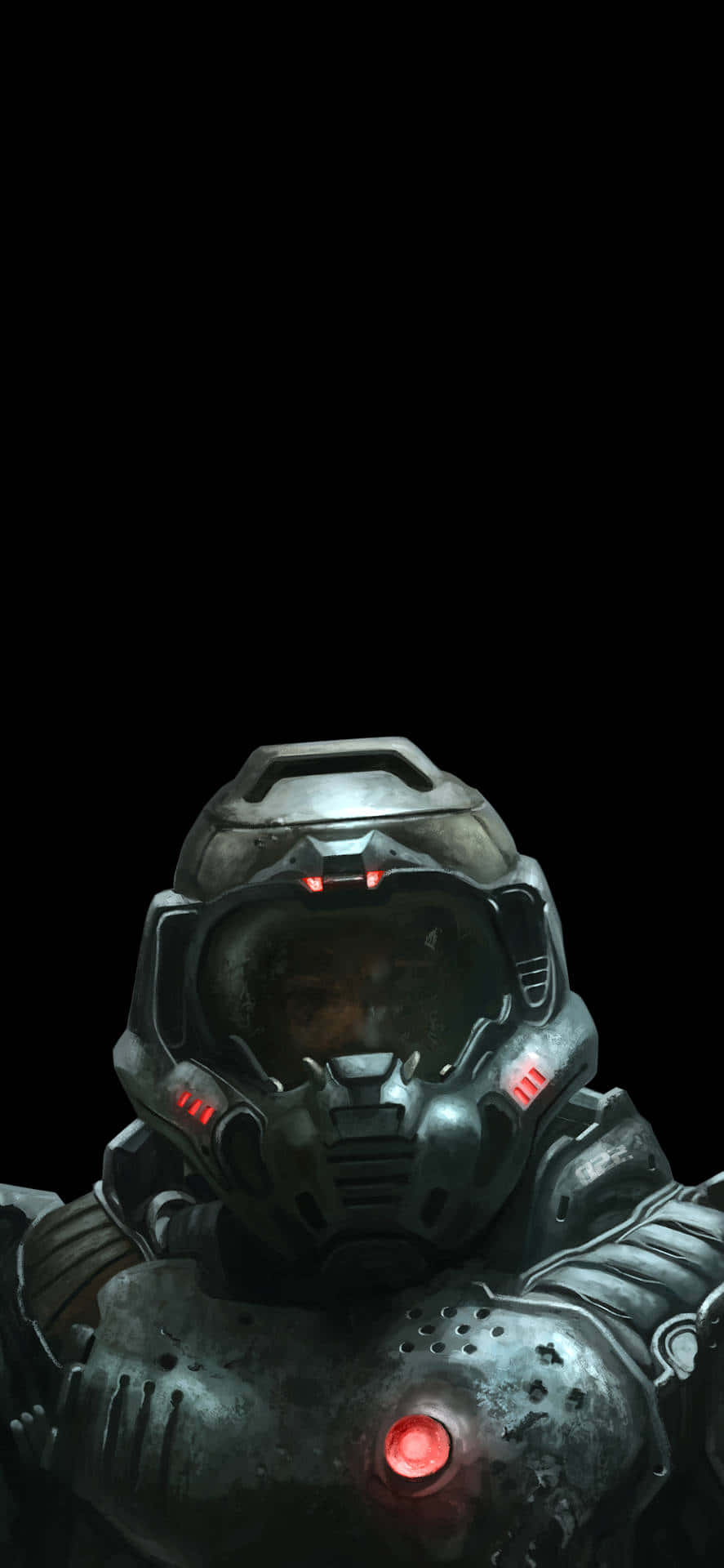 Doom Eternal Pixel 3xl Doom Guy Background Picha ya Ukuta