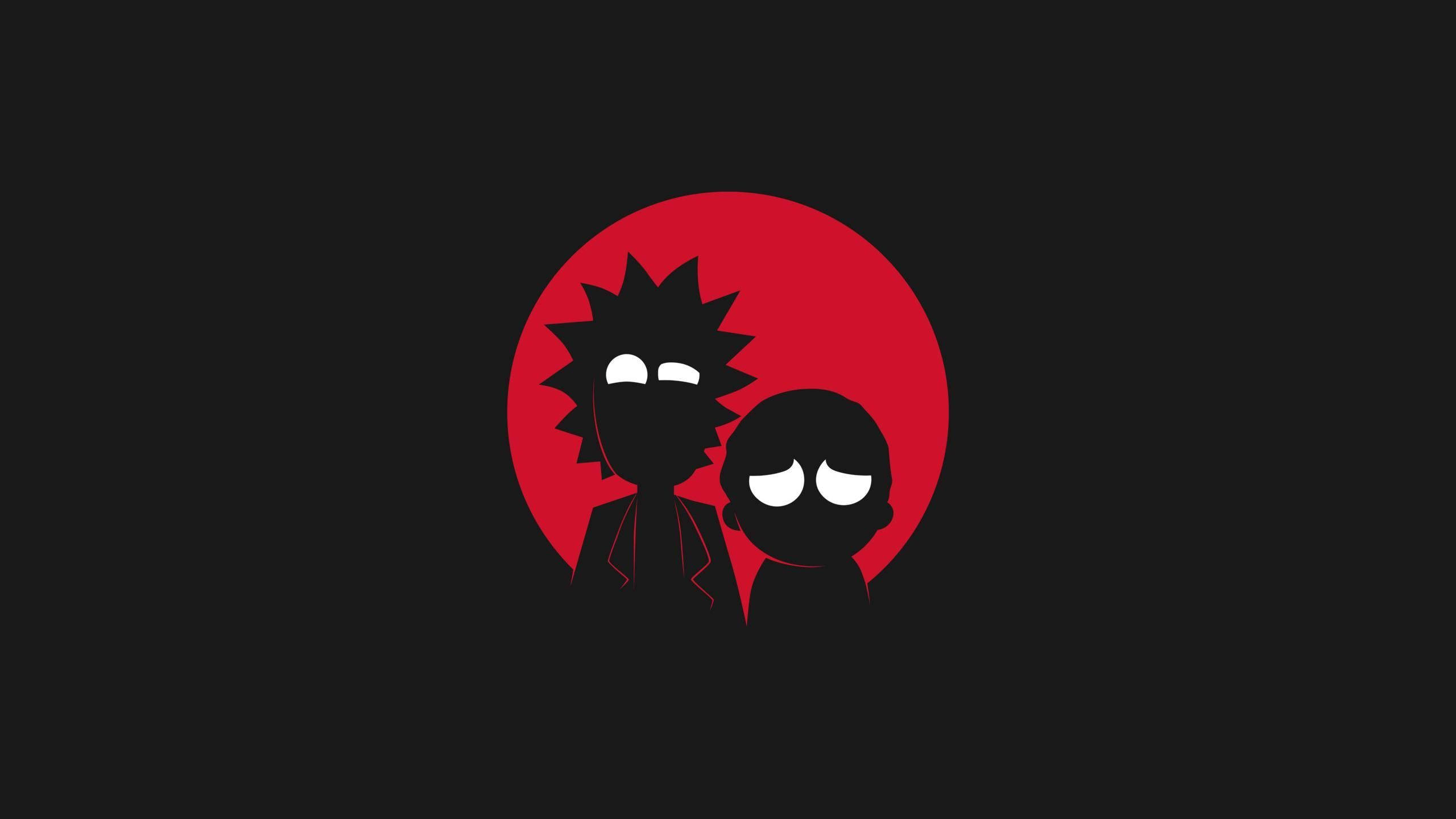 Dope Nyekundu Rick na Morty Picha ya Ukuta