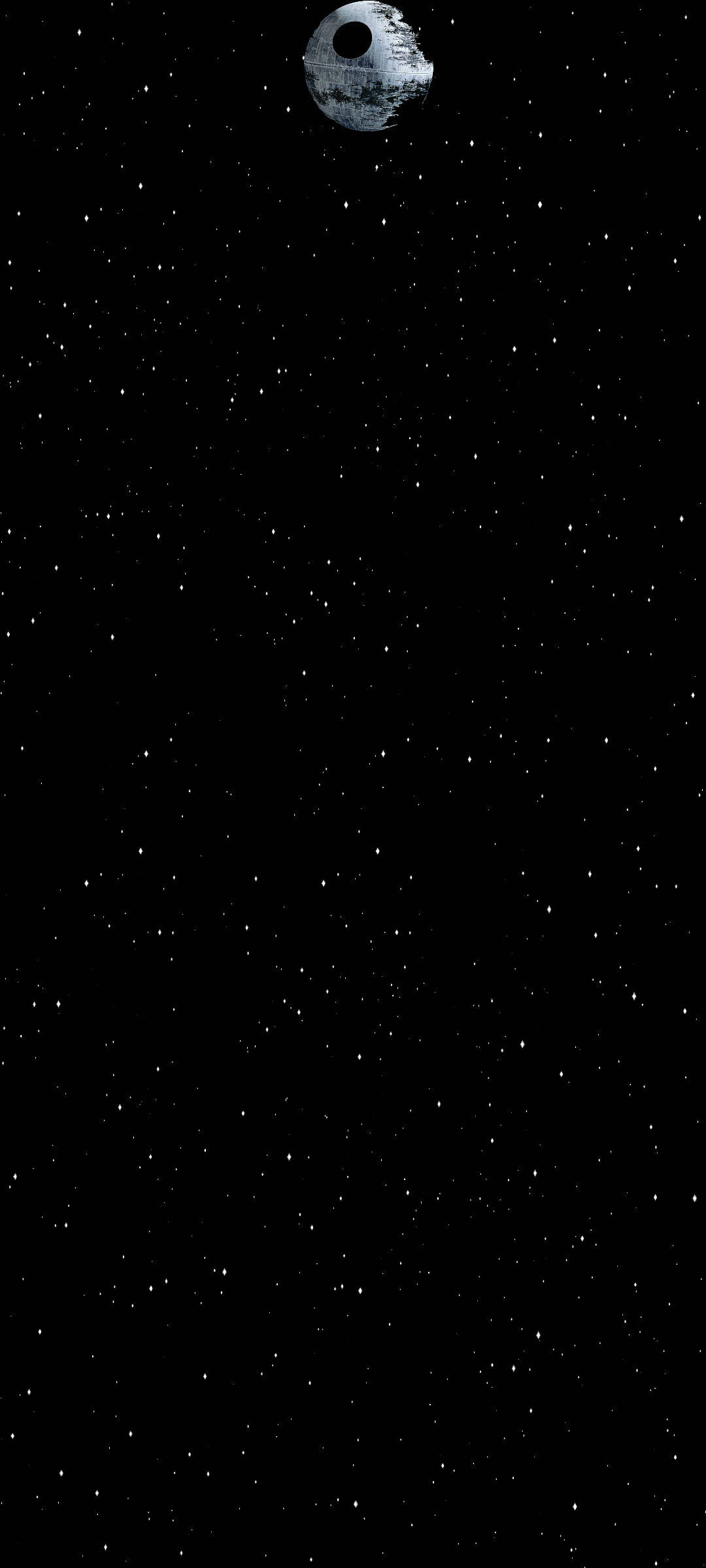 Dot Notch Star Wars Death Star Picha ya Ukuta
