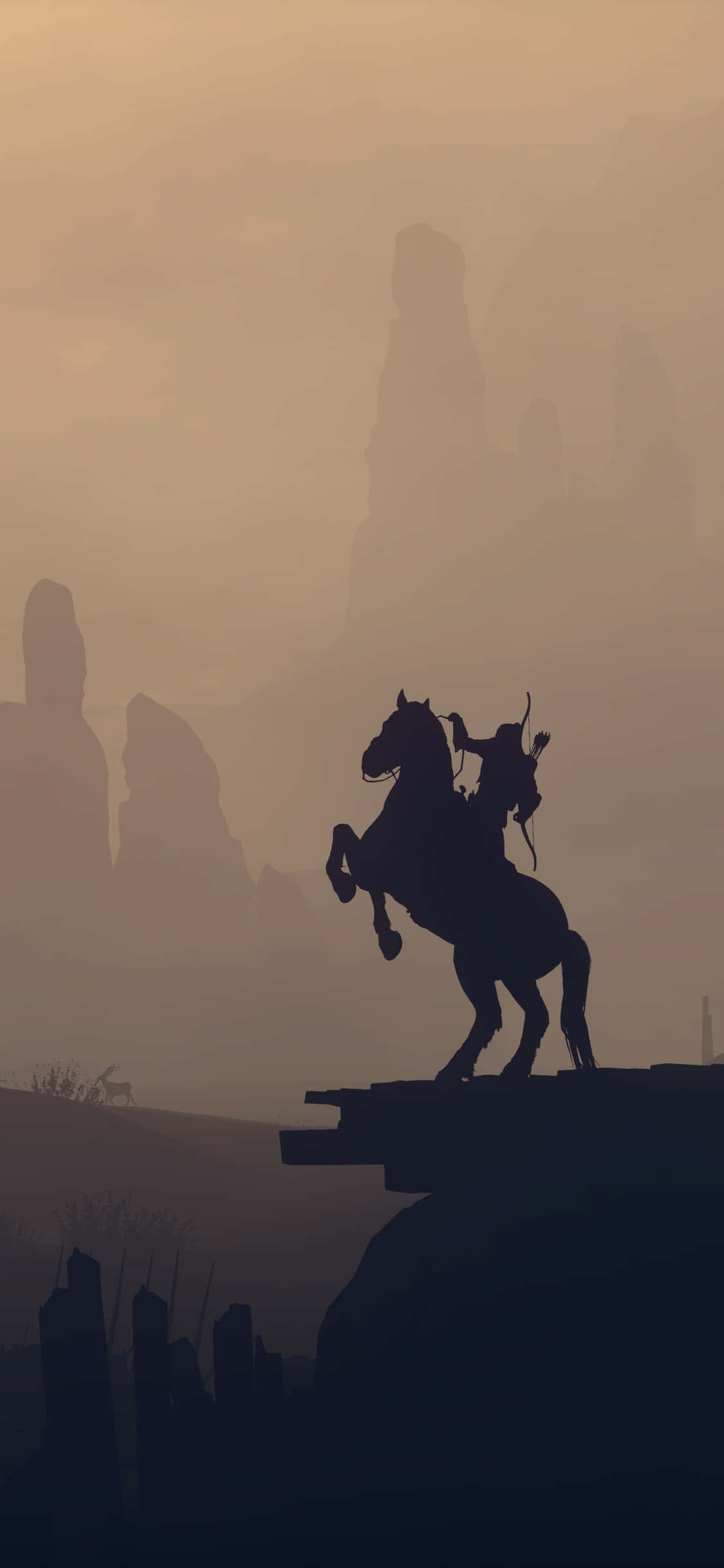 Dragon Age Inquisition kwenye iPhone Xs mpya Picha ya Ukuta