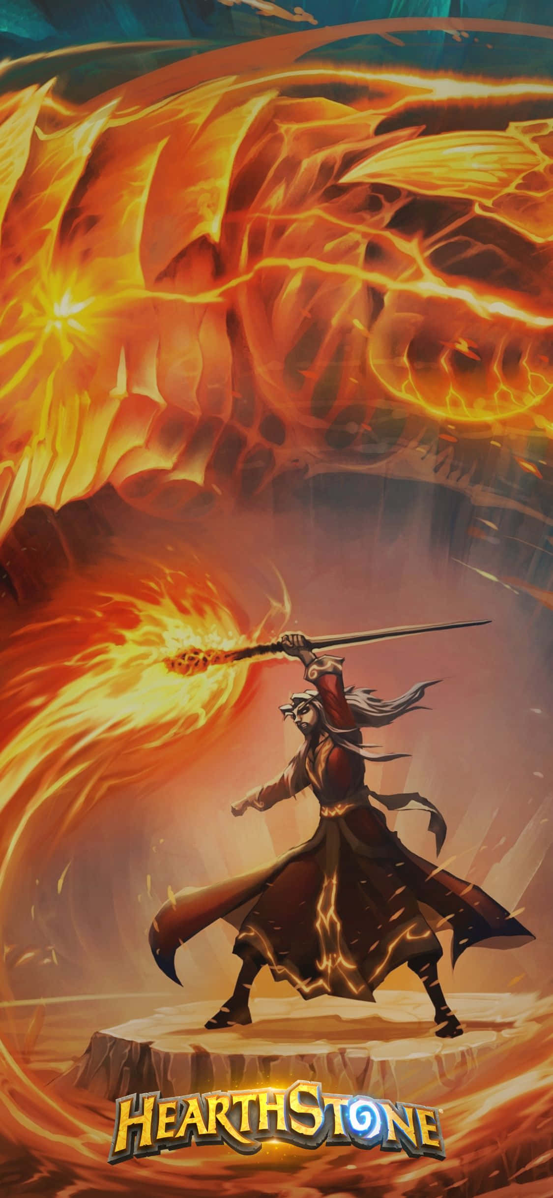 Dragon's Breath iPhone XS Hearthstone Background Picha ya Ukuta