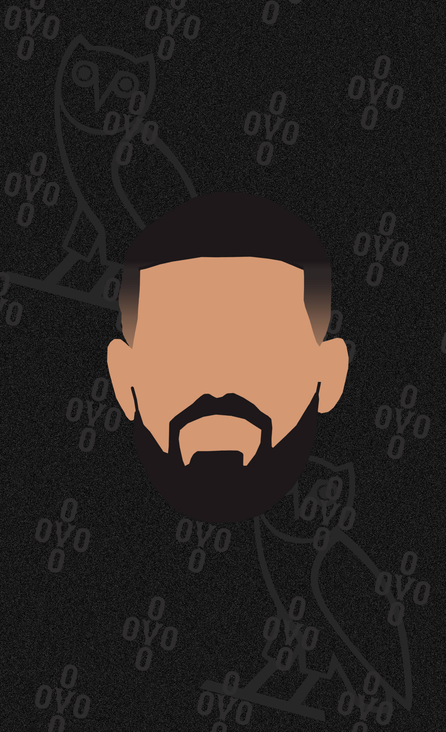 Drake Vector Artwork Picha ya Ukuta
