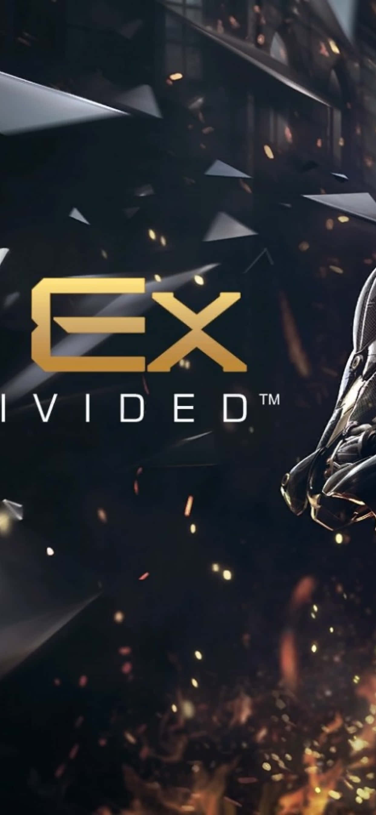 Dunia ya Cyberpunk ya Android Deus Ex: Mankind Divided Picha ya Ukuta