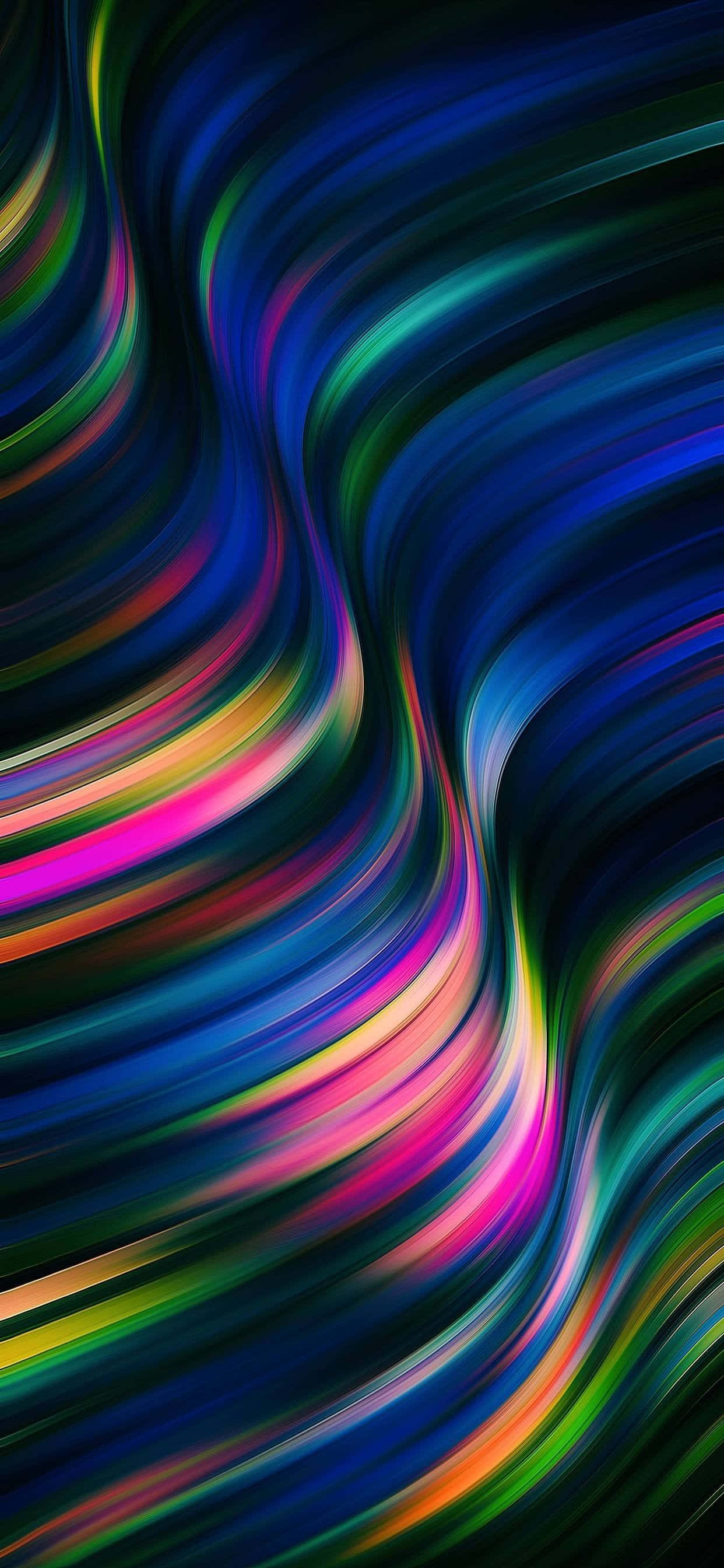 Dynamic and Vibrant Colorful OLED Picha ya Ukuta