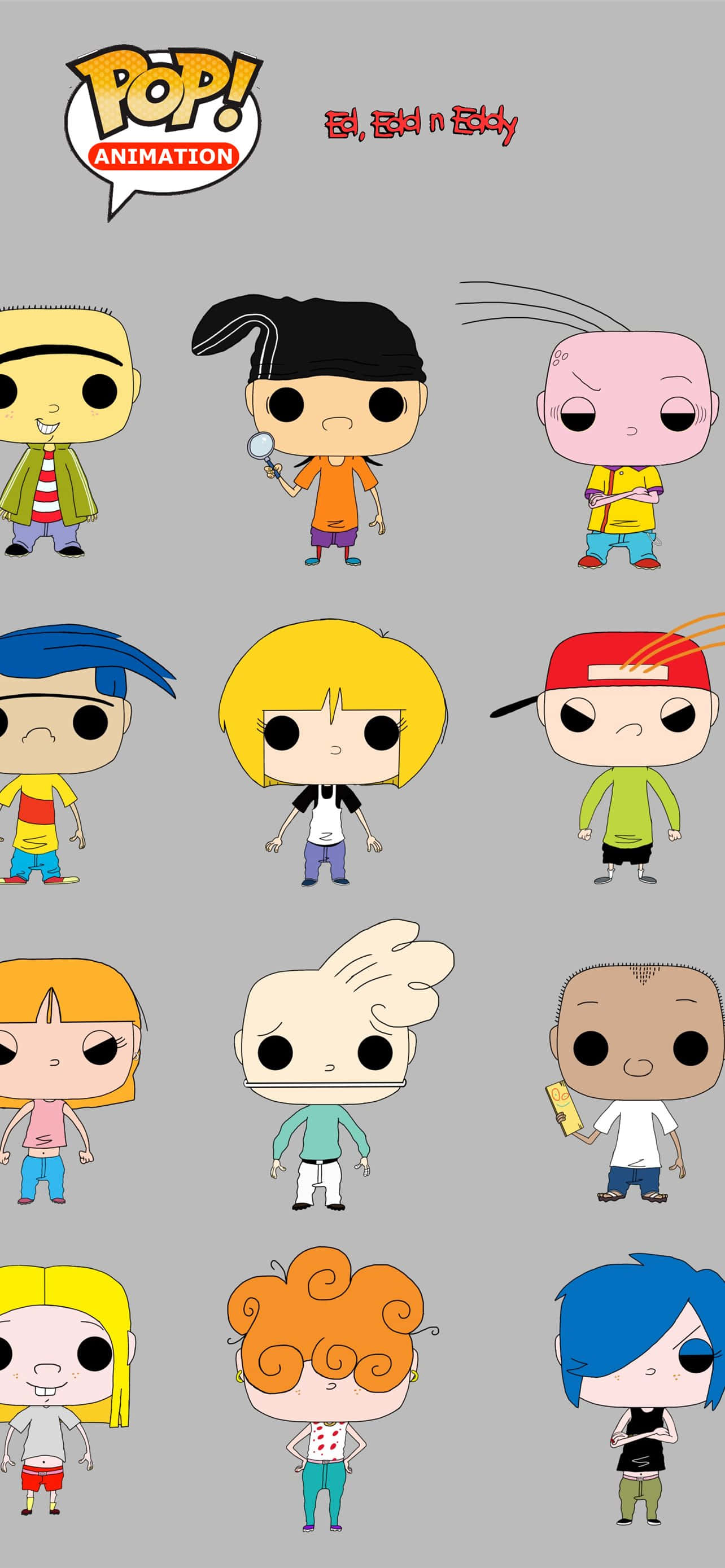 Ed, Edd N Eddy Funko Pop Picha ya Ukuta