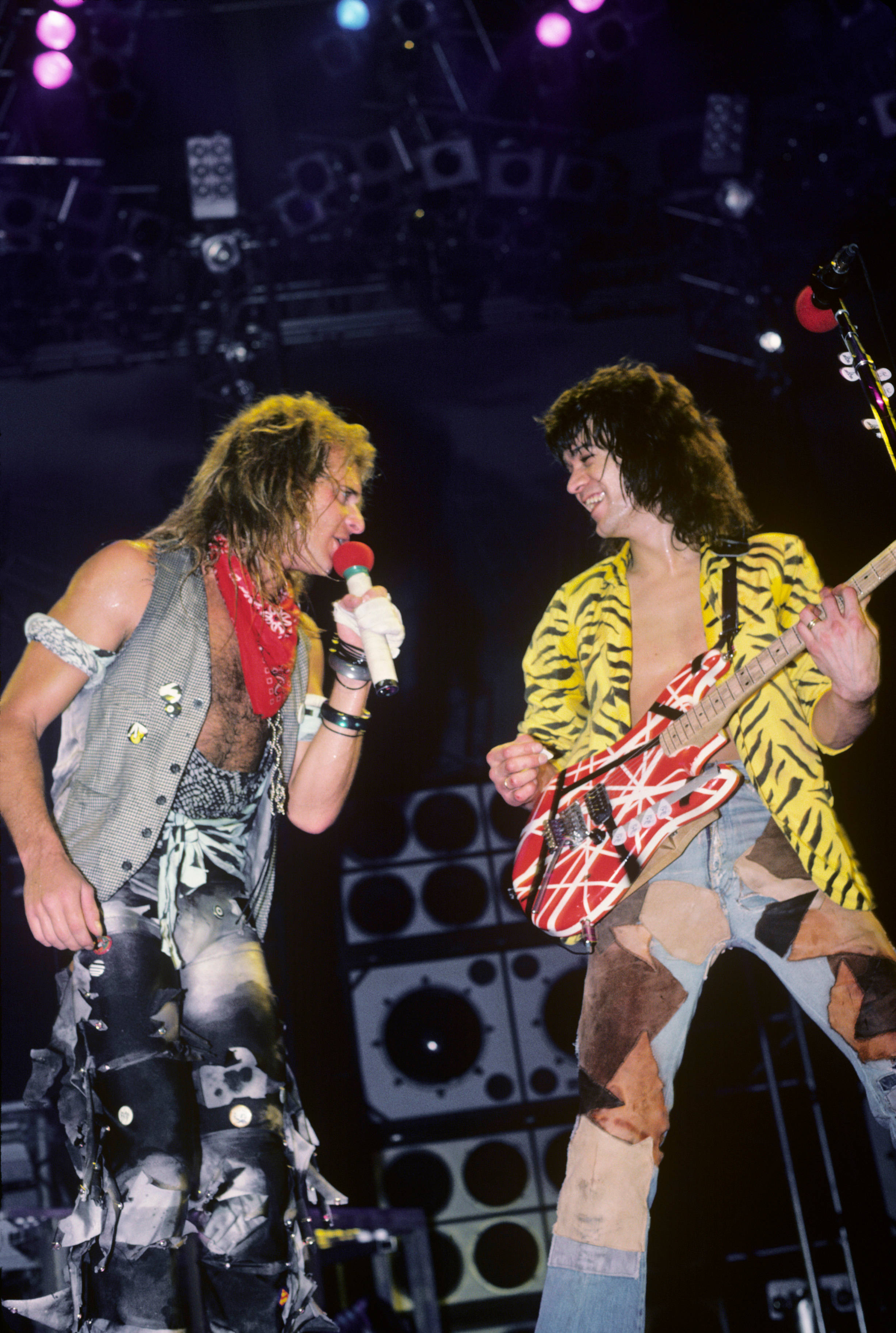 Eddie Van Halen David Lee Roth Picha ya Ukuta