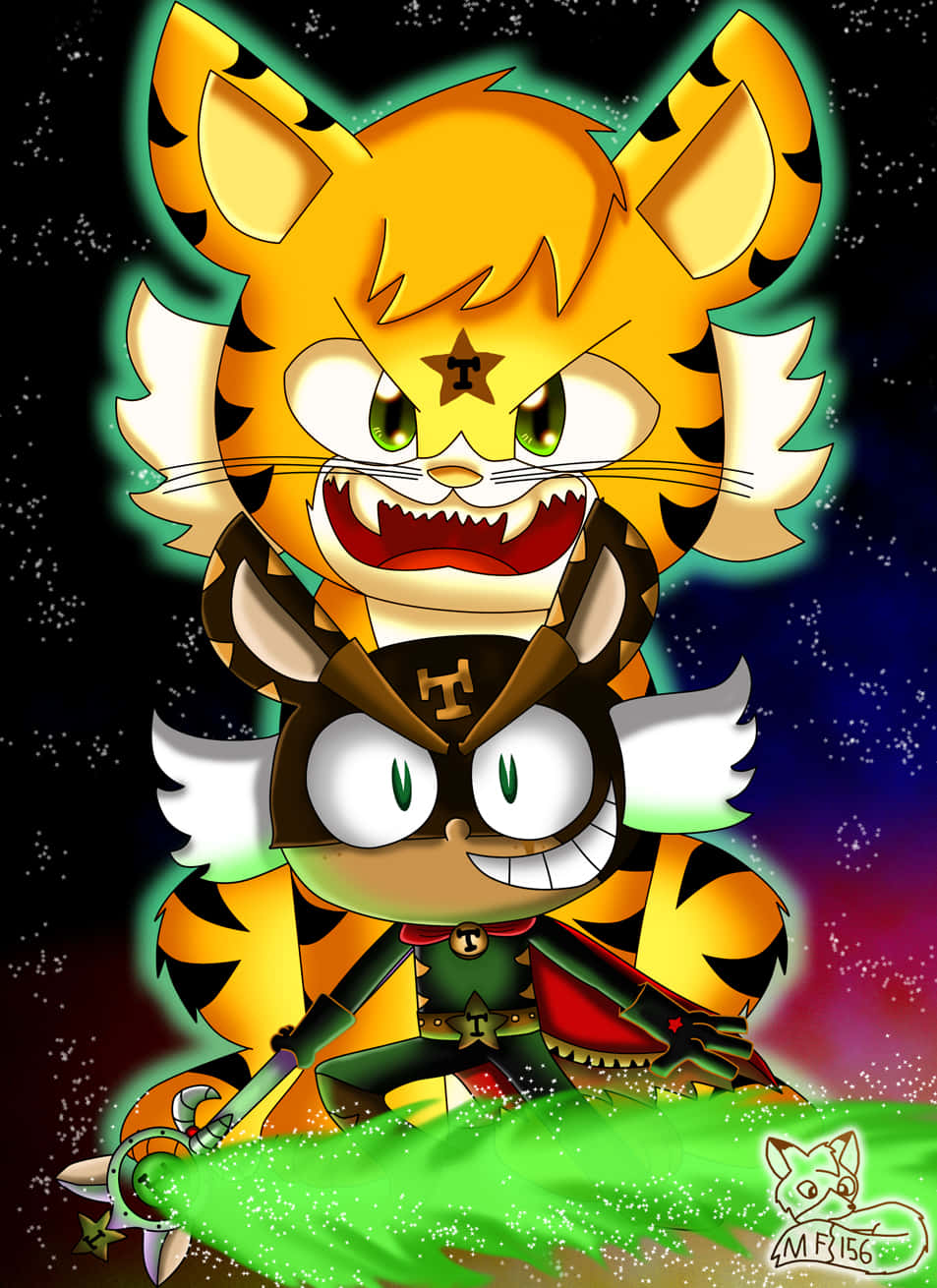 El Tigre Adventures za Manny Rivera Akiwa katika Umbo la Tiger Picha ya Ukuta