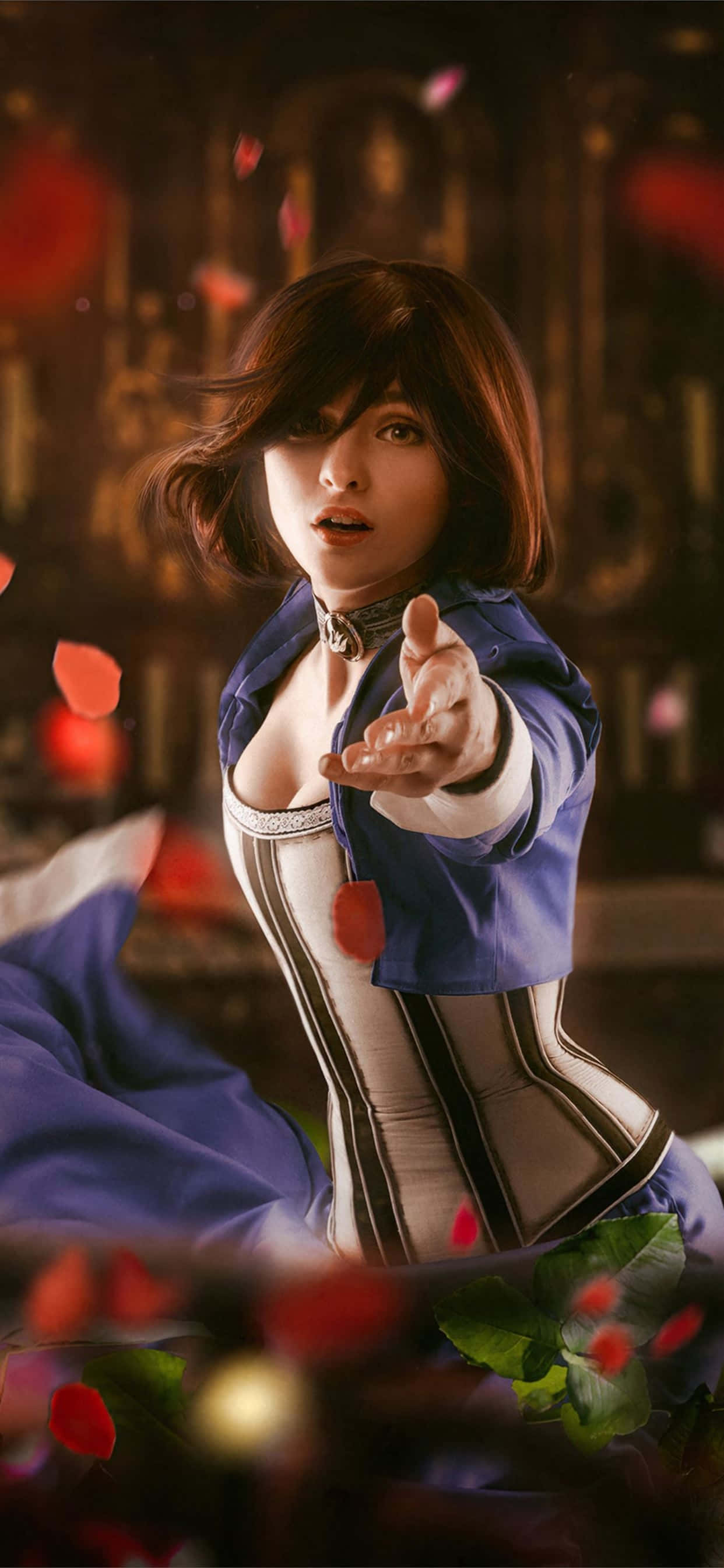 Elizabeth Blur iPhone Xs Max Bioshock Infinite Background Picha ya Ukuta