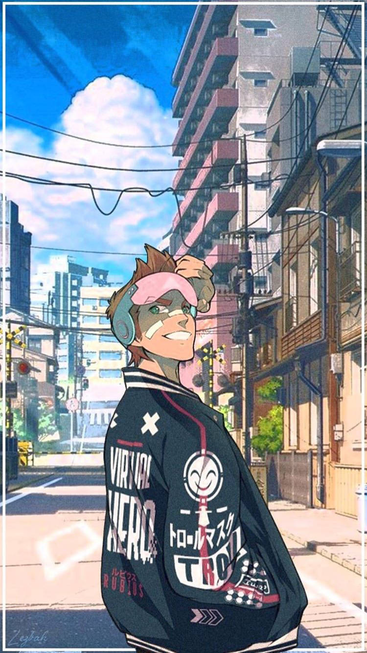 ElrubiusOMG Mtu wa Kivuli wa Anime Picha ya Ukuta