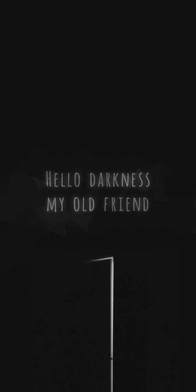 Emo Nyeusi iPhone Halo Giza Picha ya Ukuta