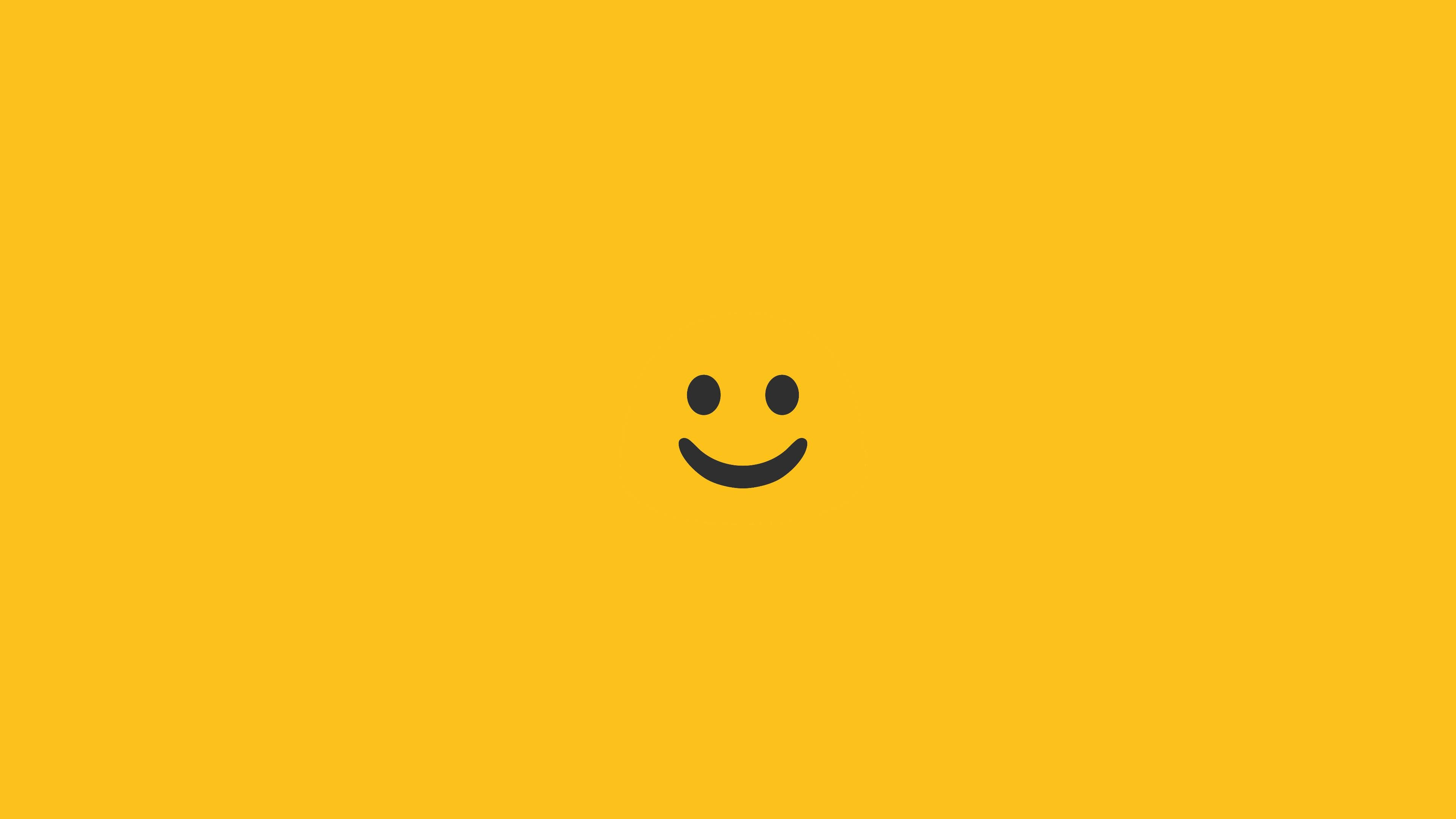 Emoji ya Kikamilifu ya Kikamilifu katika Mandhari ya Mustard Picha ya Ukuta