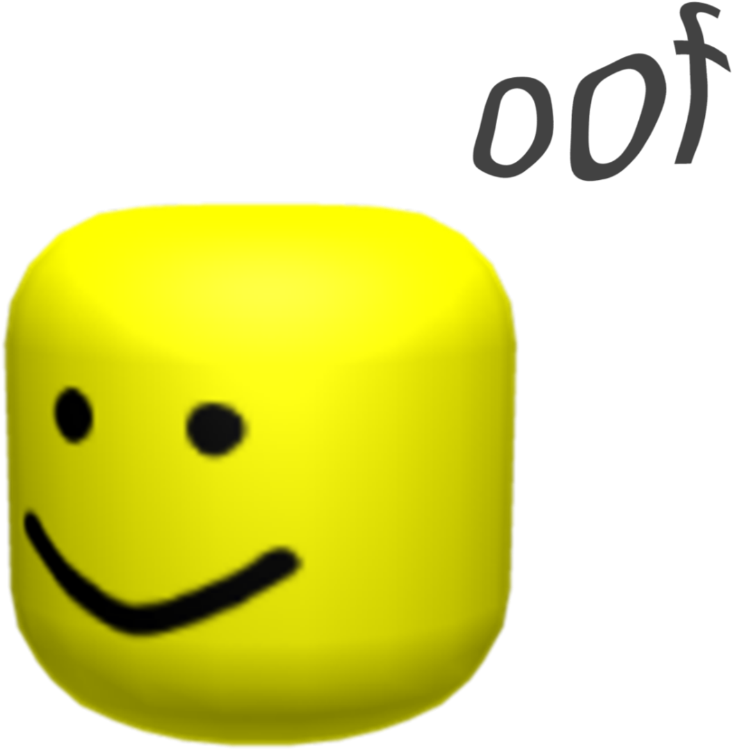 Emoji ya Roblox Oof Picha ya Ukuta