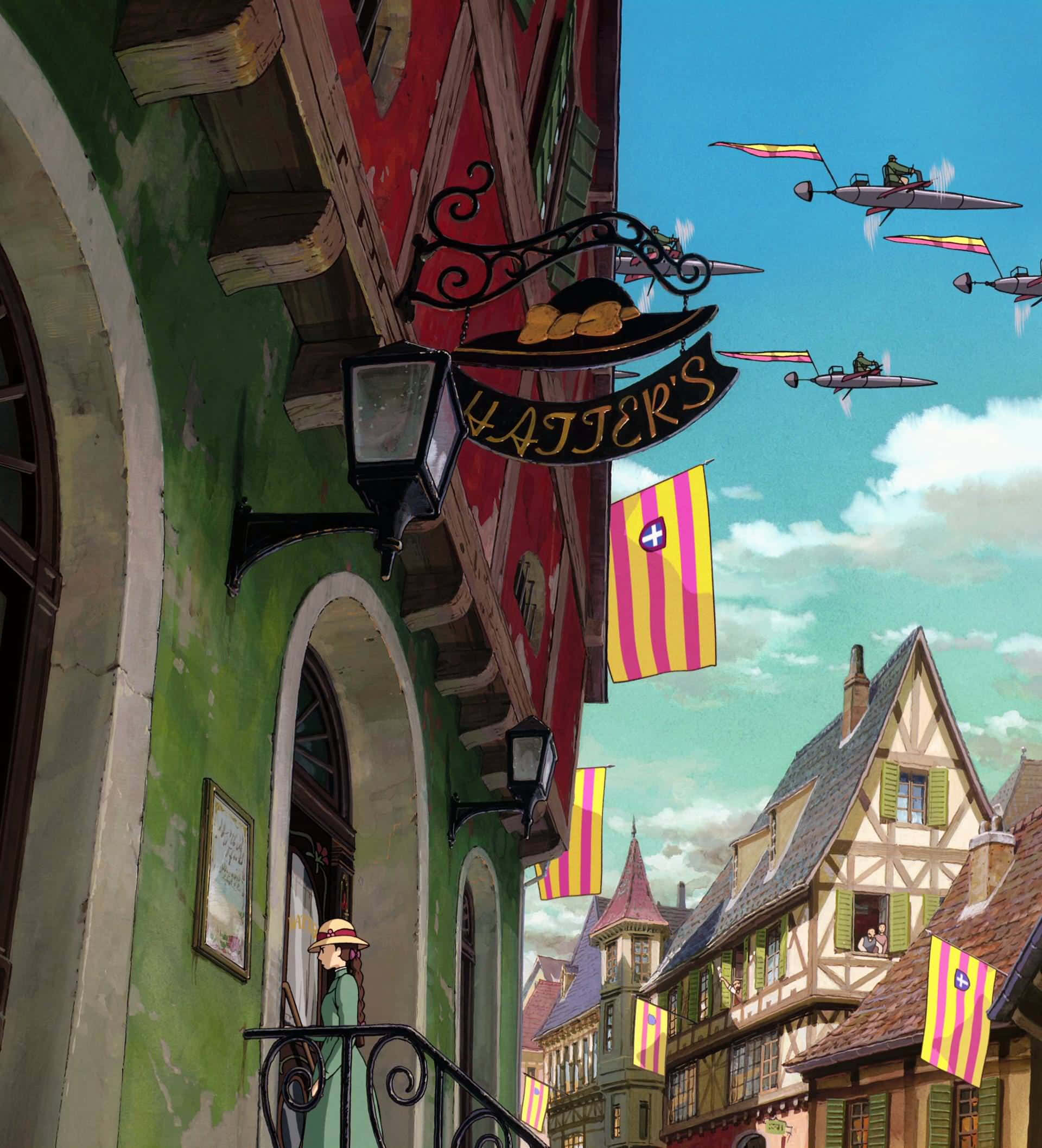 Enchanting Scene from Studio Ghibli Picha ya Ukuta