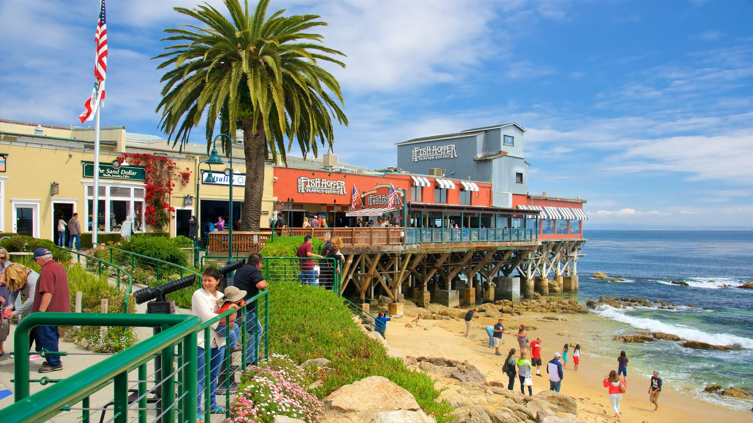 Eneo la Ufukwe la Cannery Row Picha ya Ukuta