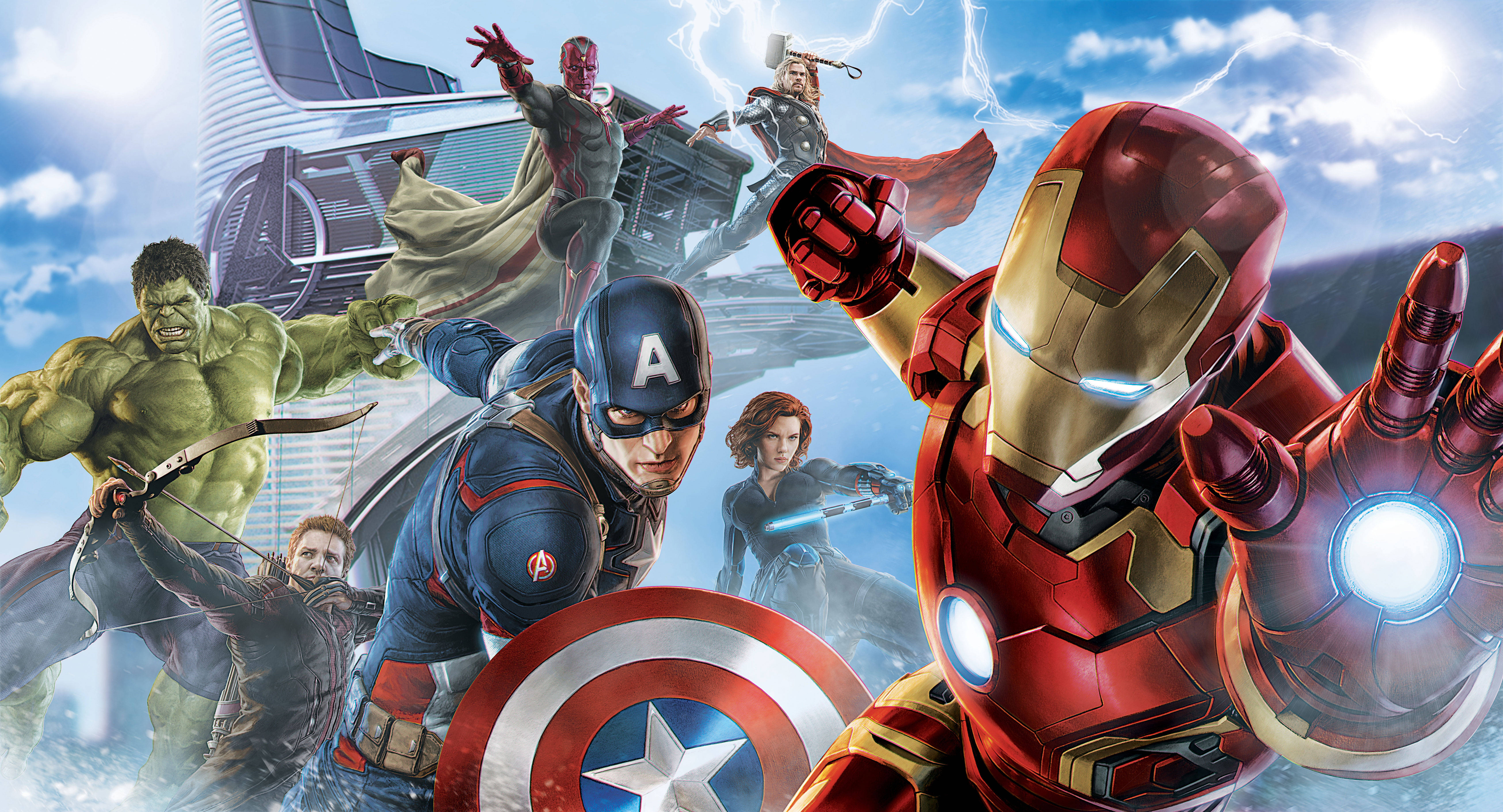 Enzi ya Ultron - Washindi Wasioyumbishwa katika 3D Picha ya Ukuta