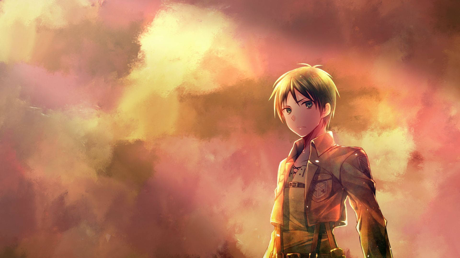 Eren Jaeger Mdogo Anafunua Nguvu Zake za Attack On Titan Picha ya Ukuta