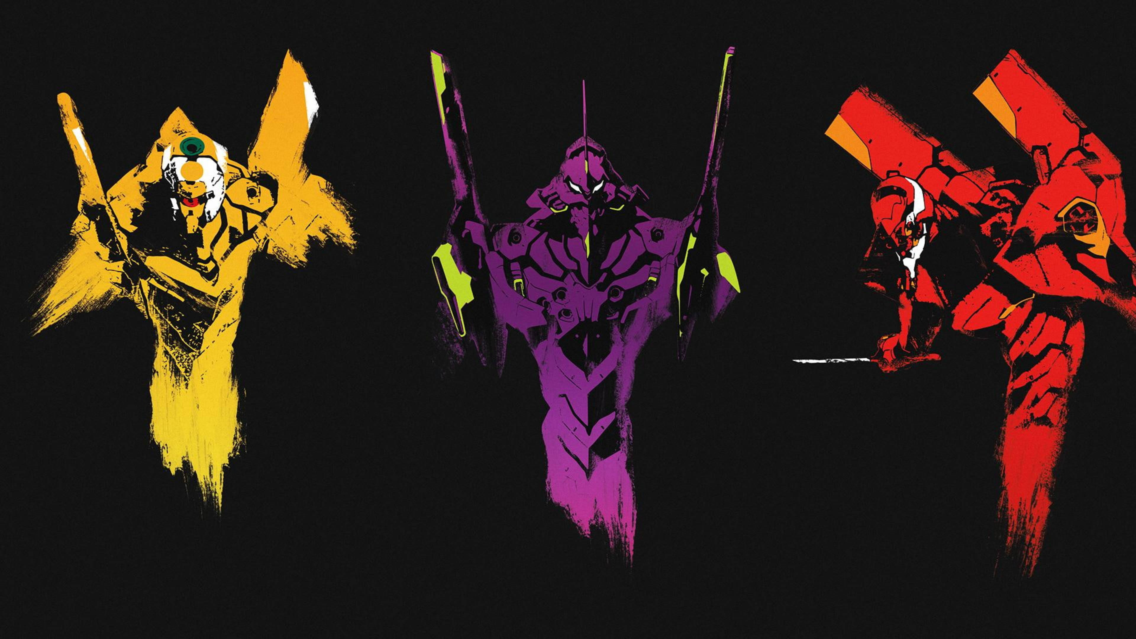 EVA za Evangelion 4K Picha ya Ukuta
