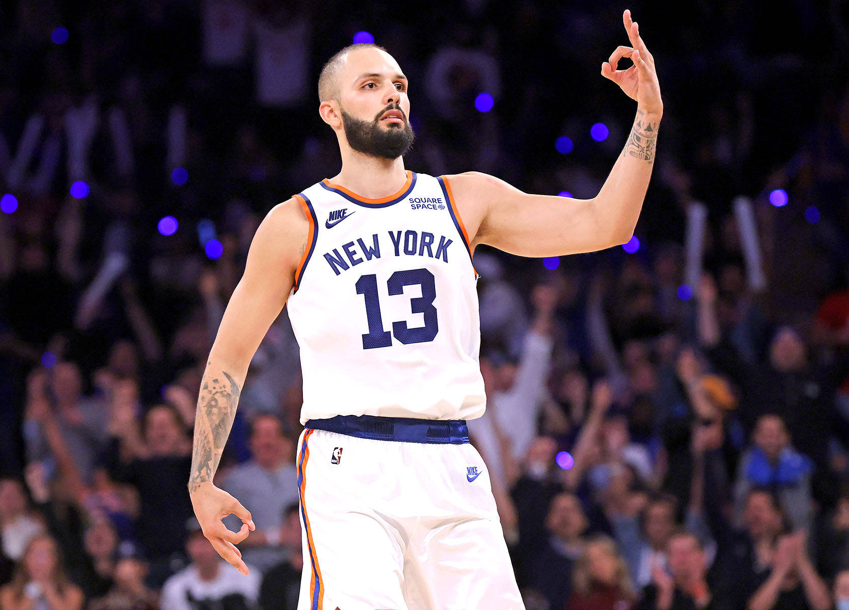 Evan Fournier Risasi ya Pointi Tatu Celtics Dhidi ya Knicks Picha ya Ukuta